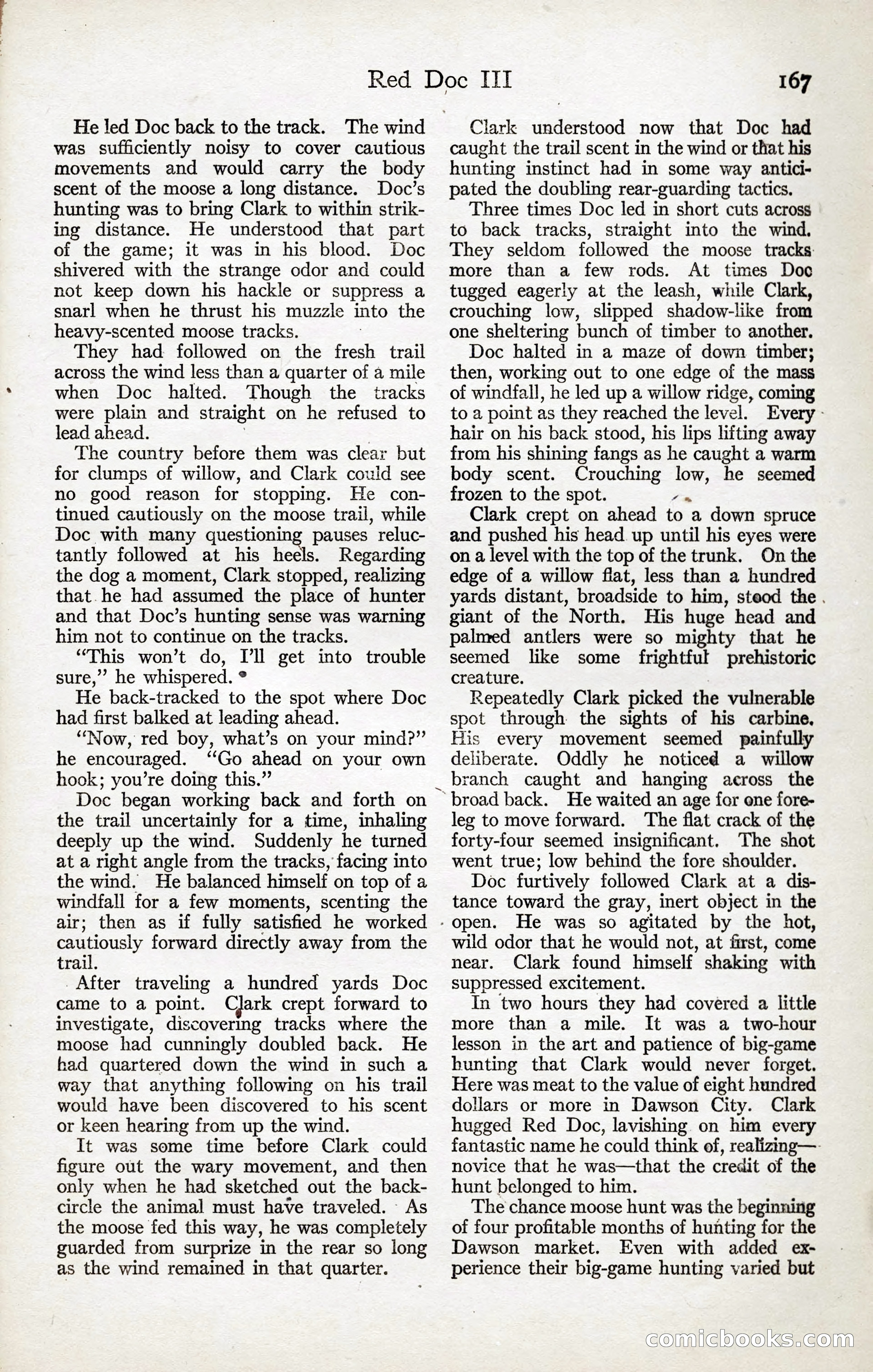 Adventure Magazine, January 20, 1923 — page 169 of 194