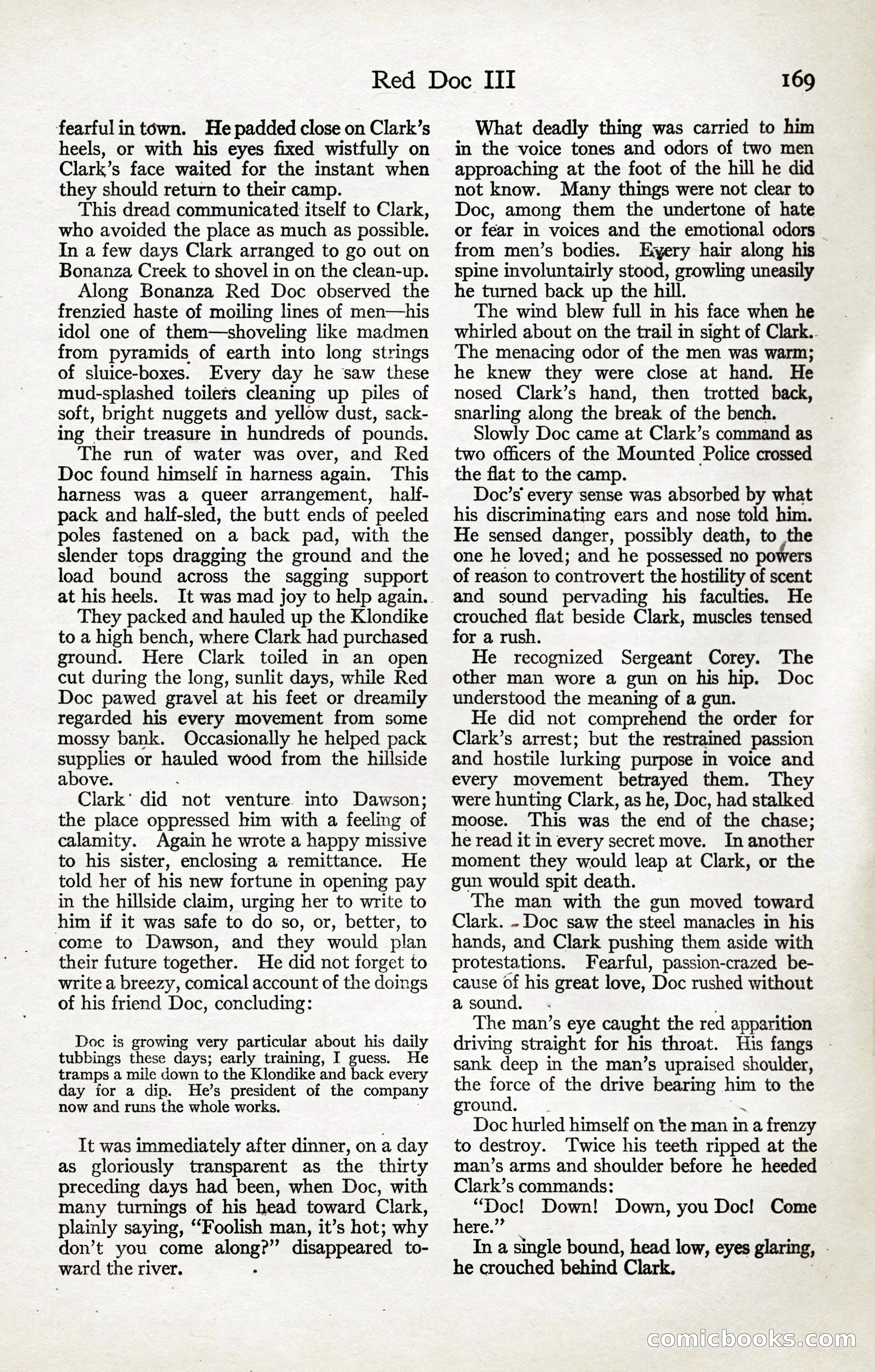 Adventure Magazine, January 20, 1923 — page 171 of 194