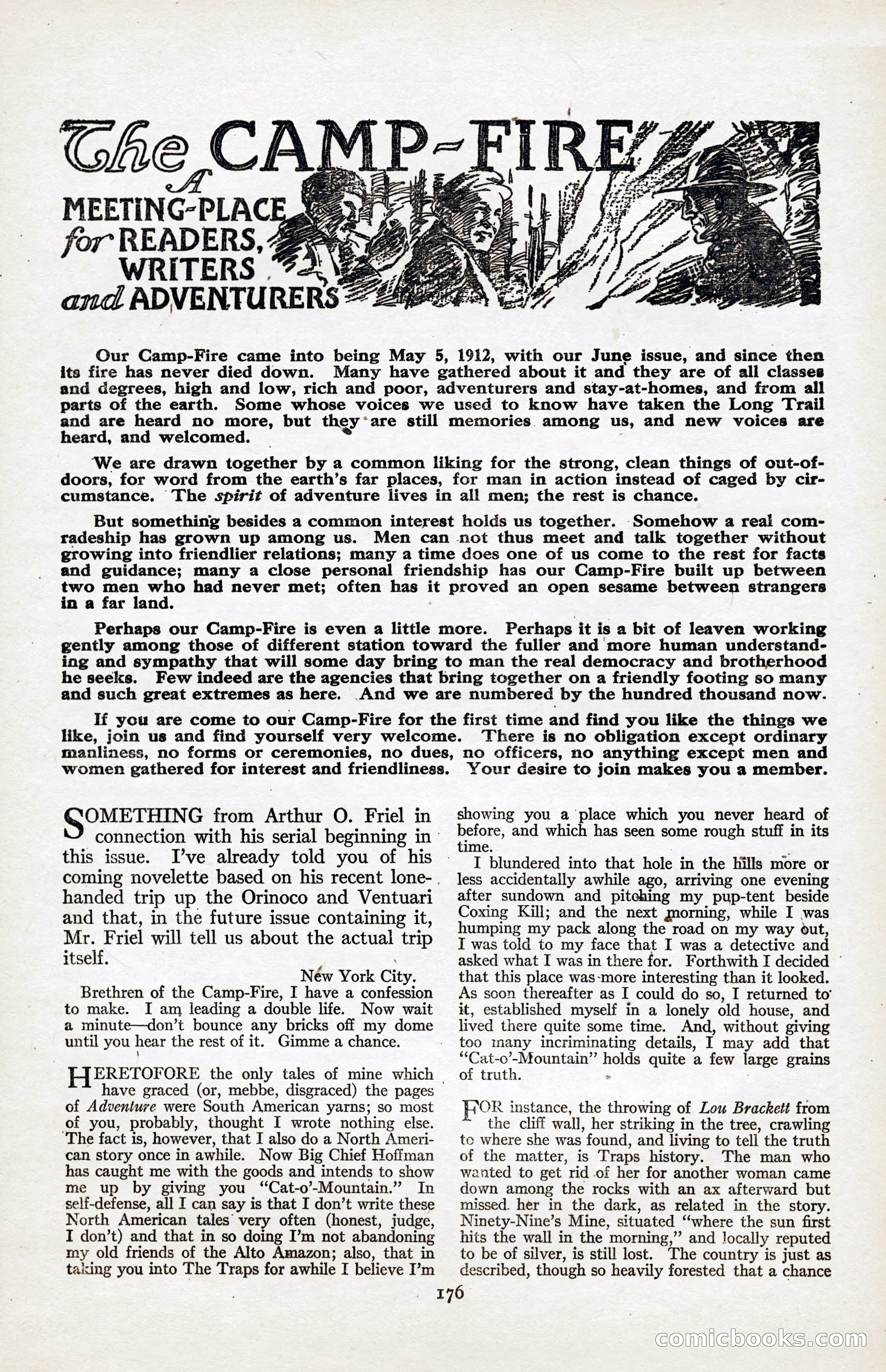 Adventure Magazine, January 20, 1923 — page 178 of 194