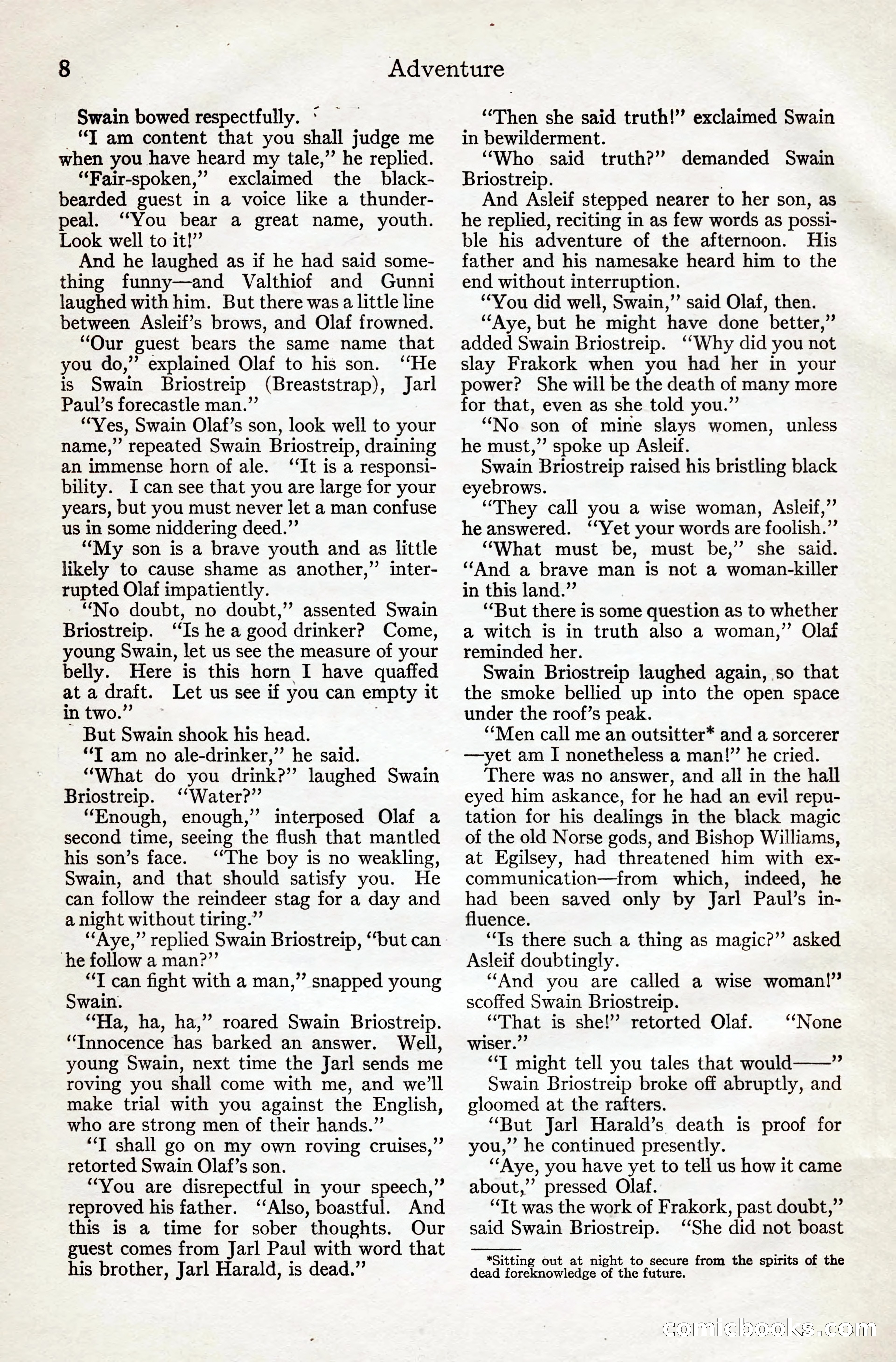 Adventure Magazine, August 20, 1923 — page 14 of 200