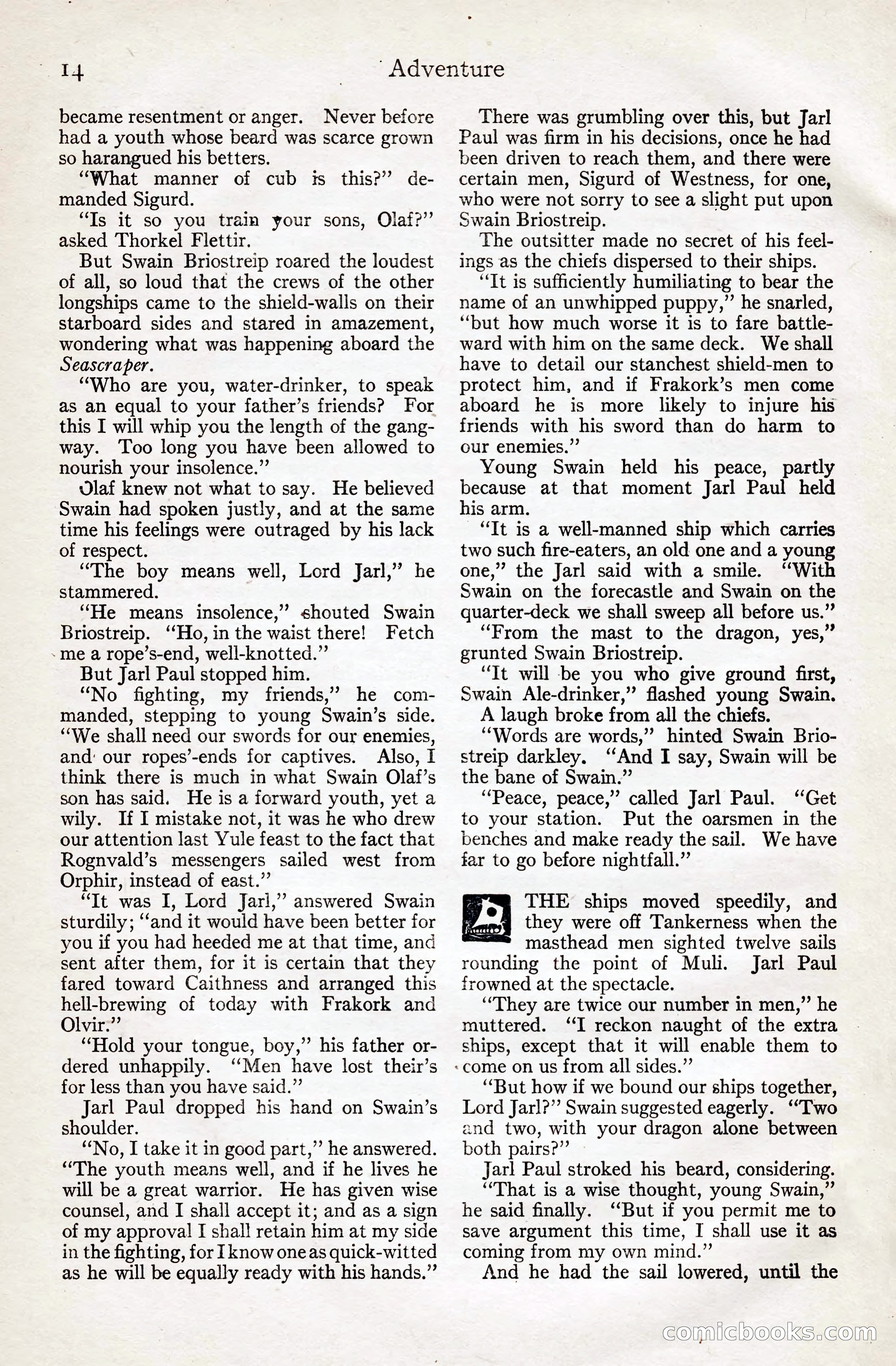 Adventure Magazine, August 20, 1923 — page 20 of 200