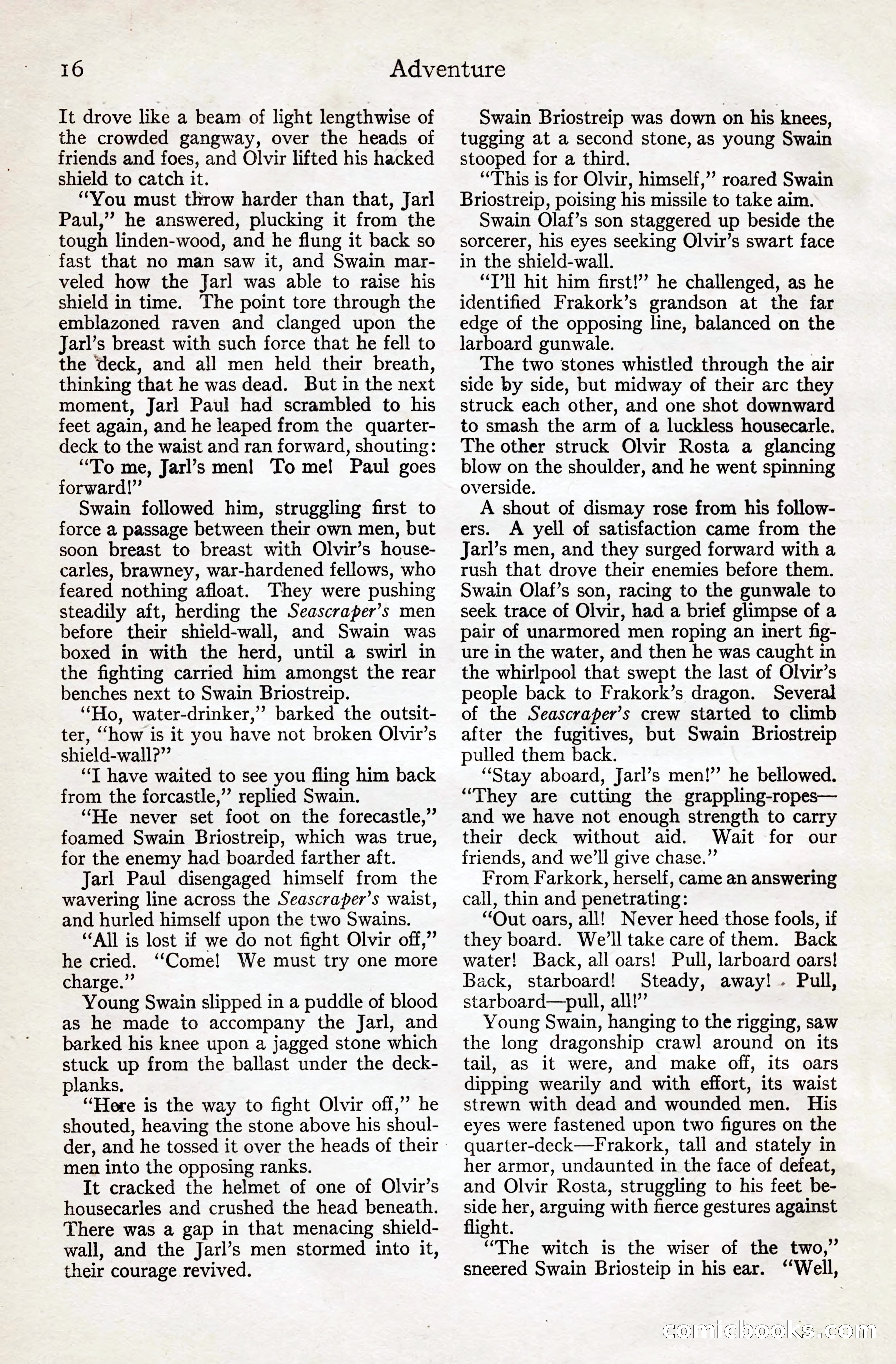 Adventure Magazine, August 20, 1923 — page 22 of 200
