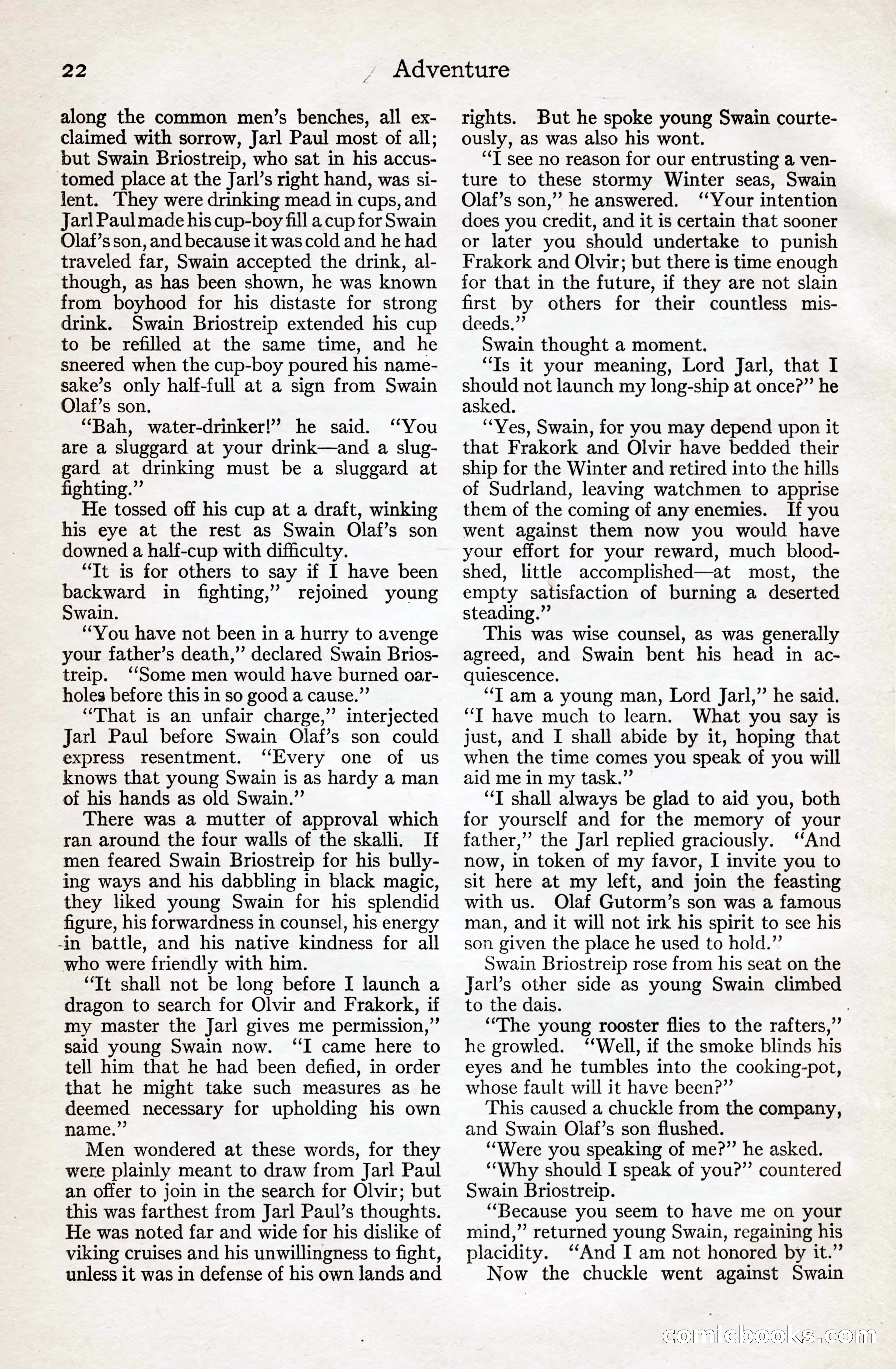Adventure Magazine, August 20, 1923 — page 28 of 200