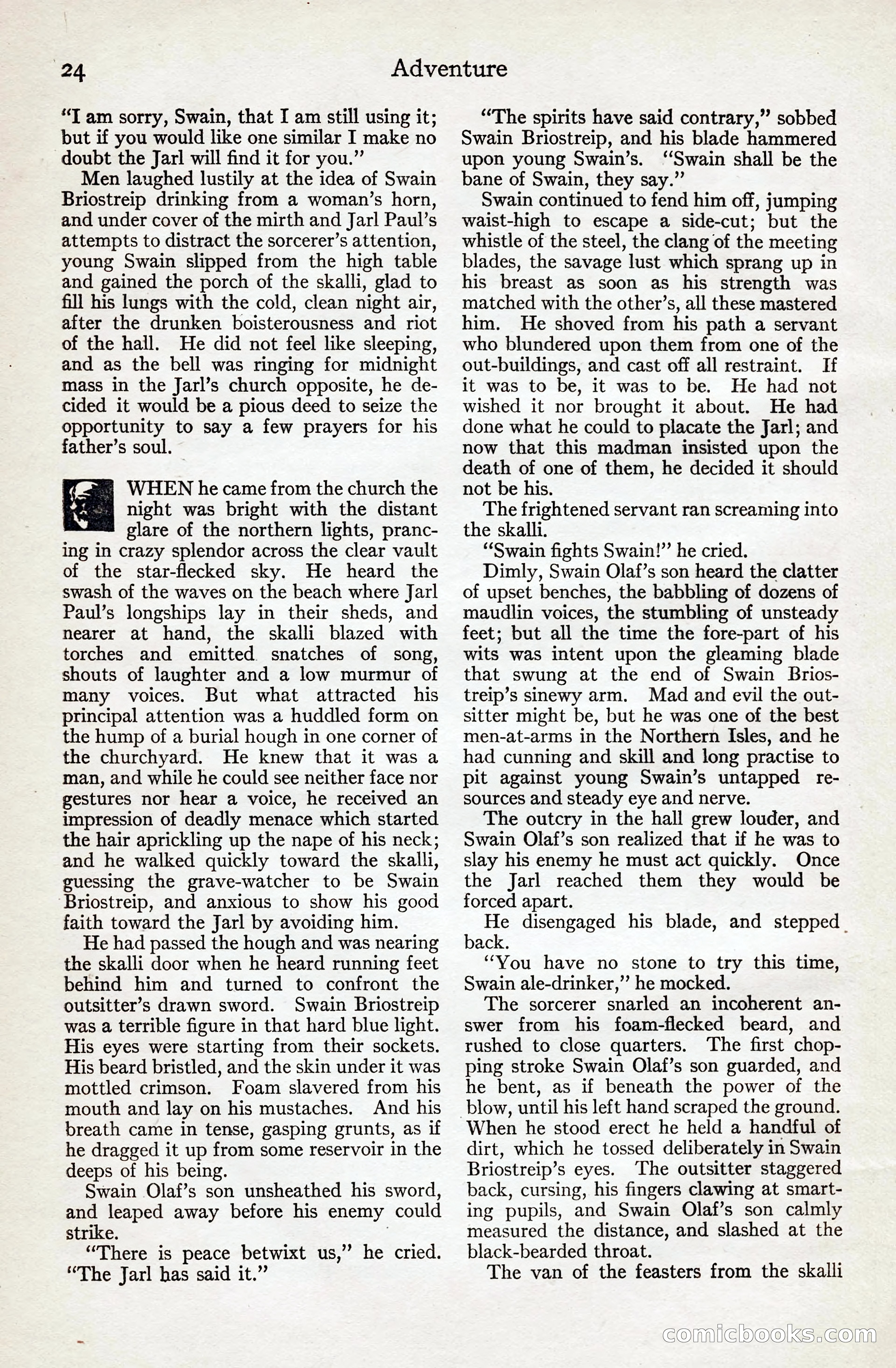Adventure Magazine, August 20, 1923 — page 30 of 200