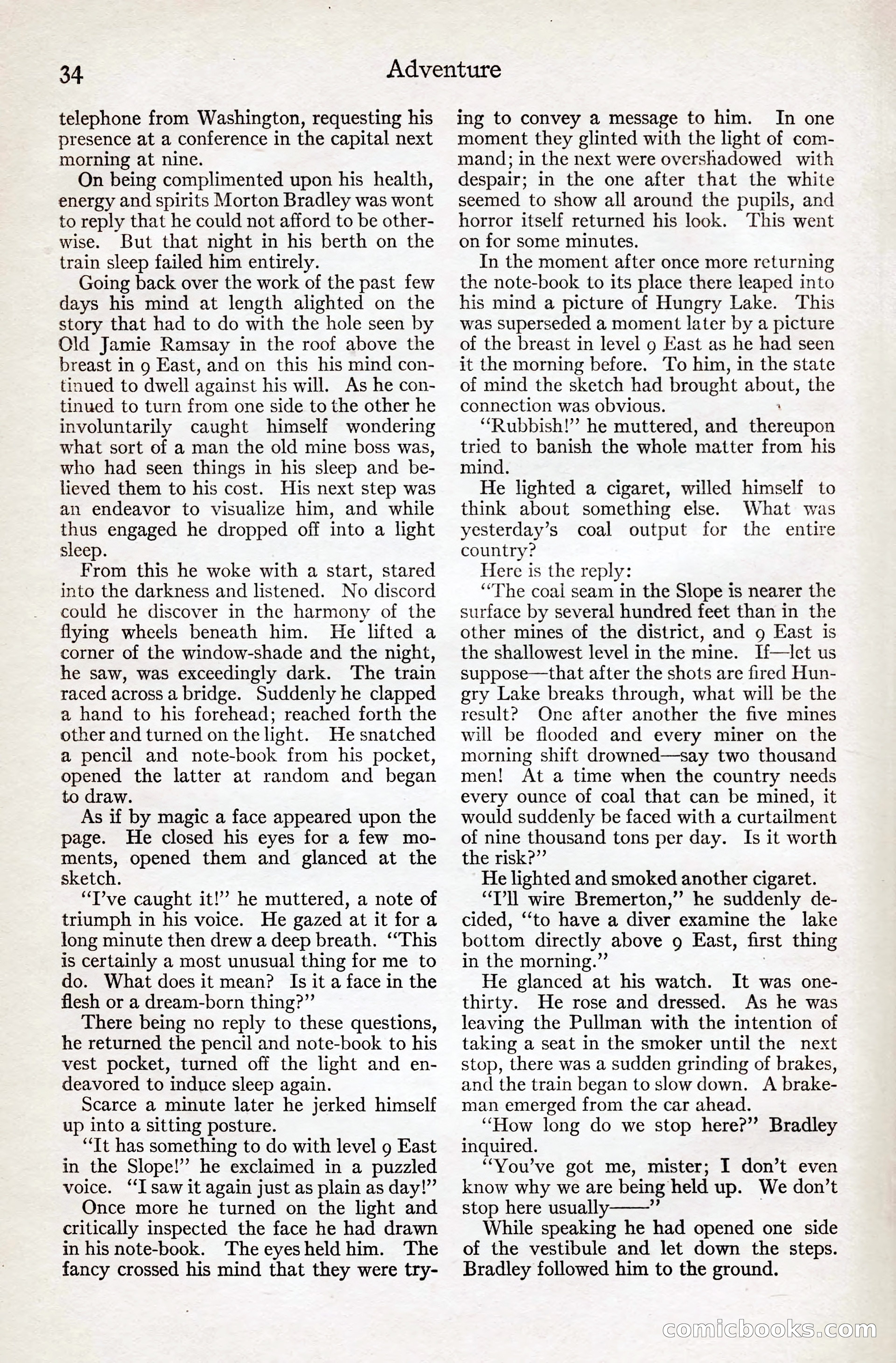 Adventure Magazine, August 20, 1923 — page 40 of 200