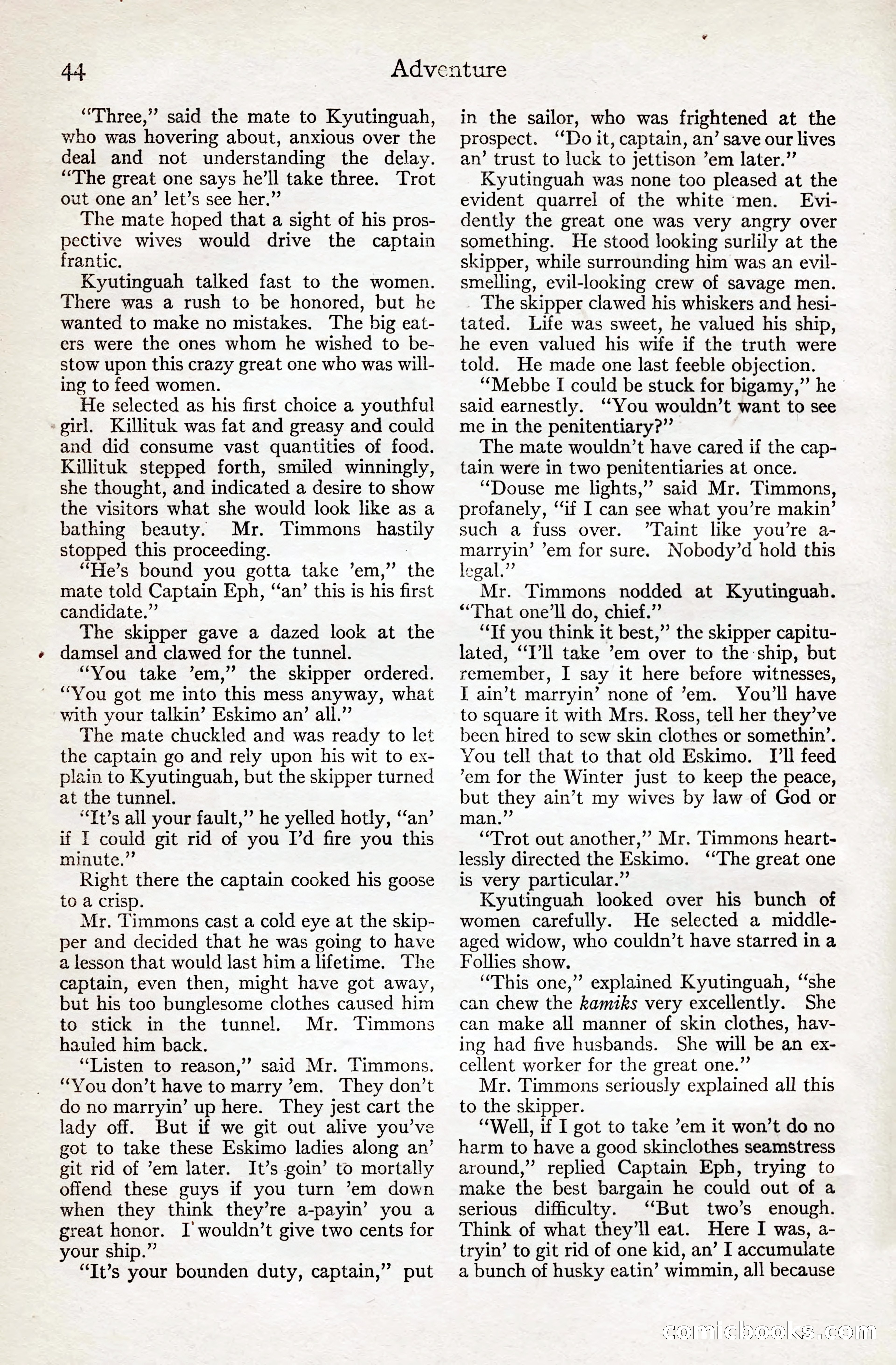 Adventure Magazine, August 20, 1923 — page 50 of 200