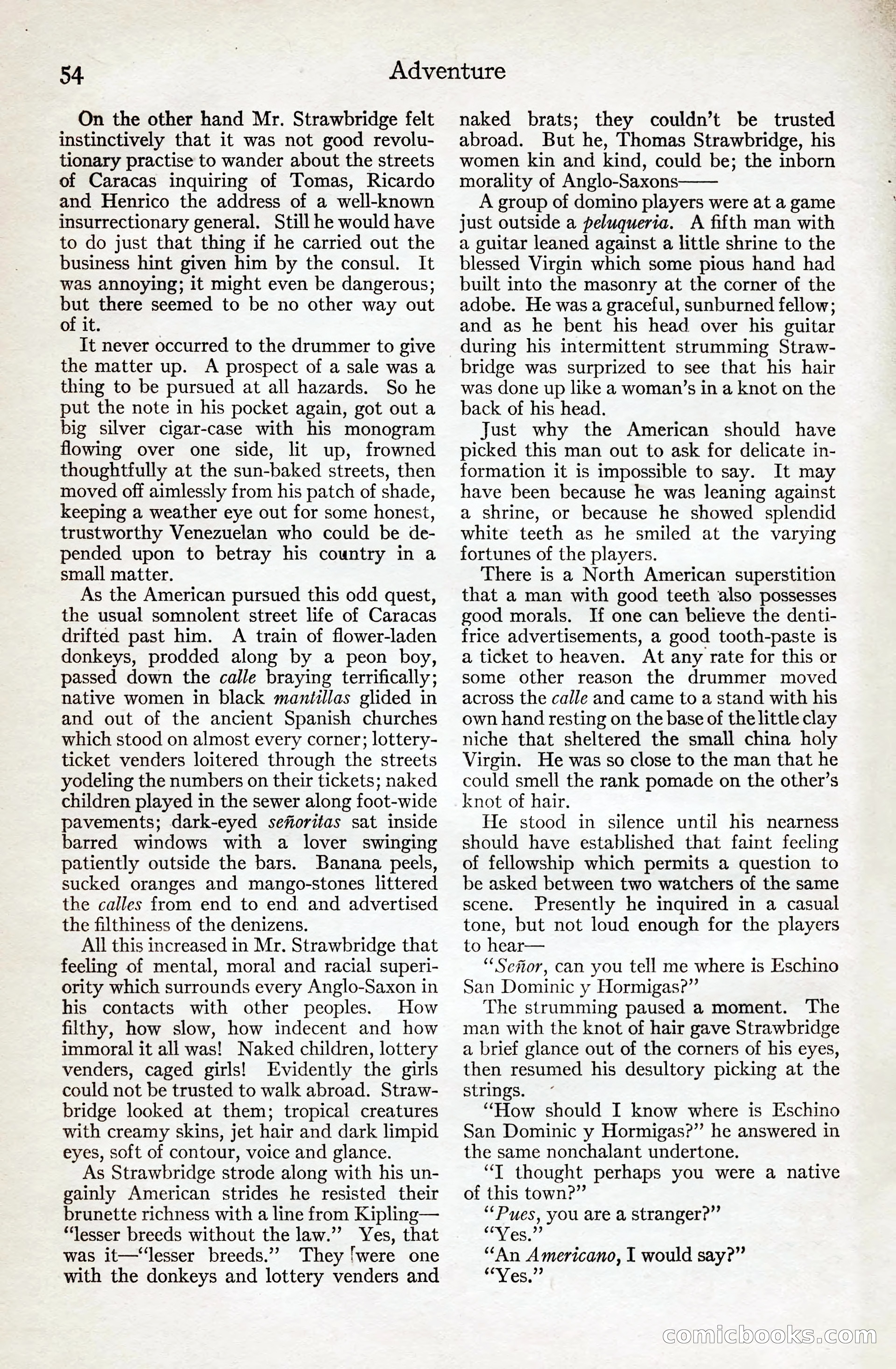 Adventure Magazine, August 20, 1923 — page 60 of 200