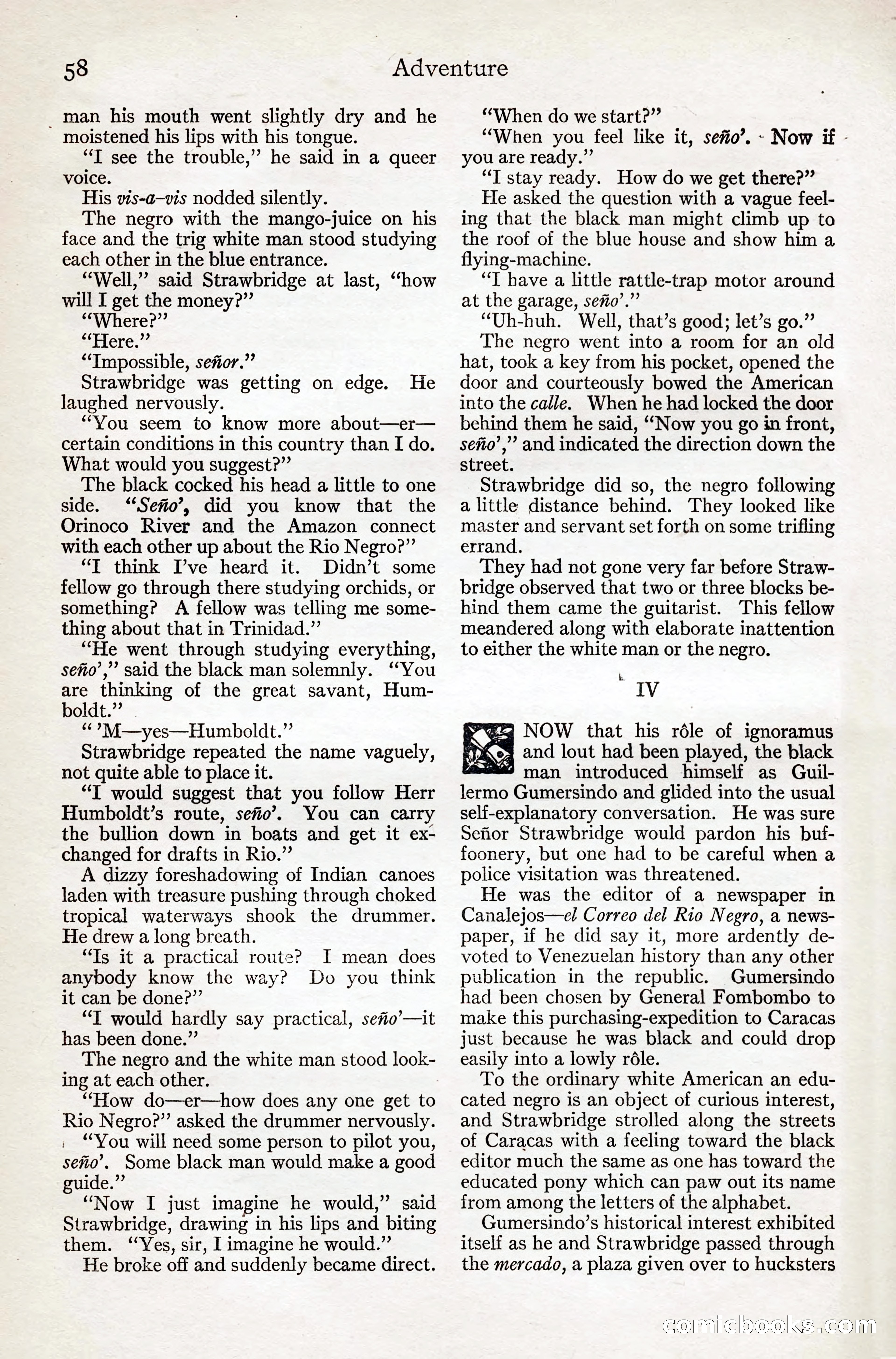 Adventure Magazine, August 20, 1923 — page 64 of 200
