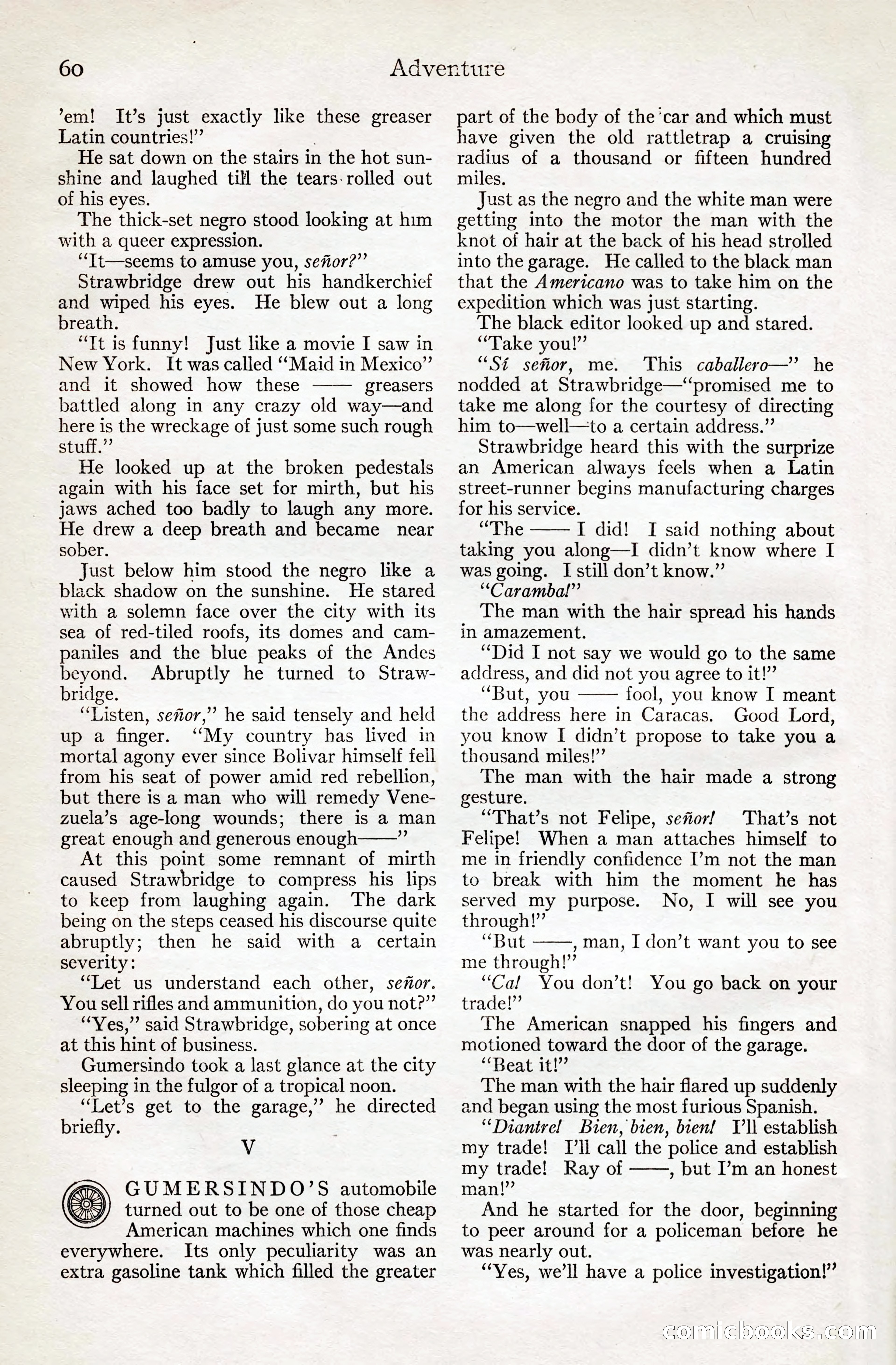 Adventure Magazine, August 20, 1923 — page 66 of 200