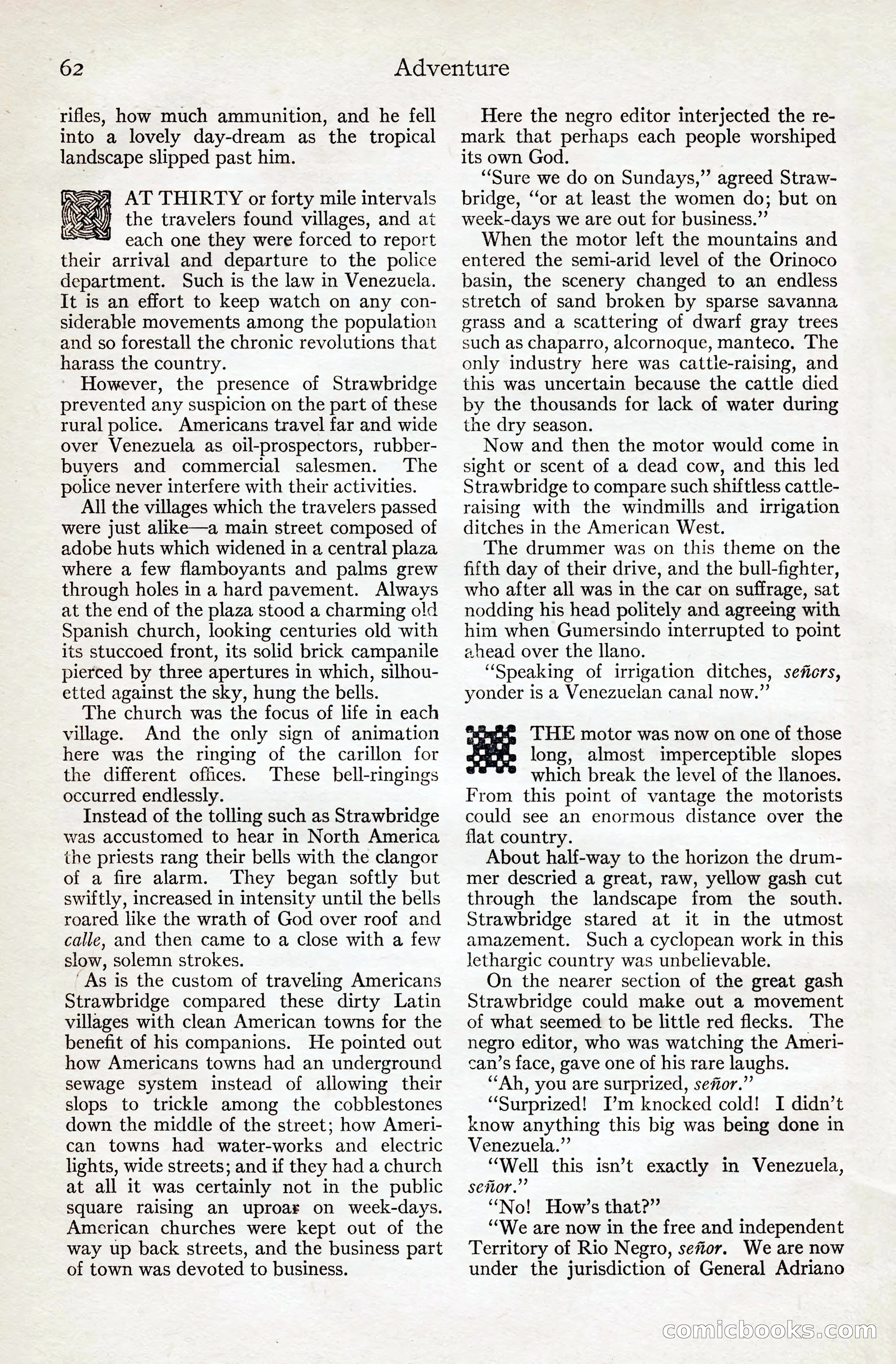 Adventure Magazine, August 20, 1923 — page 68 of 200