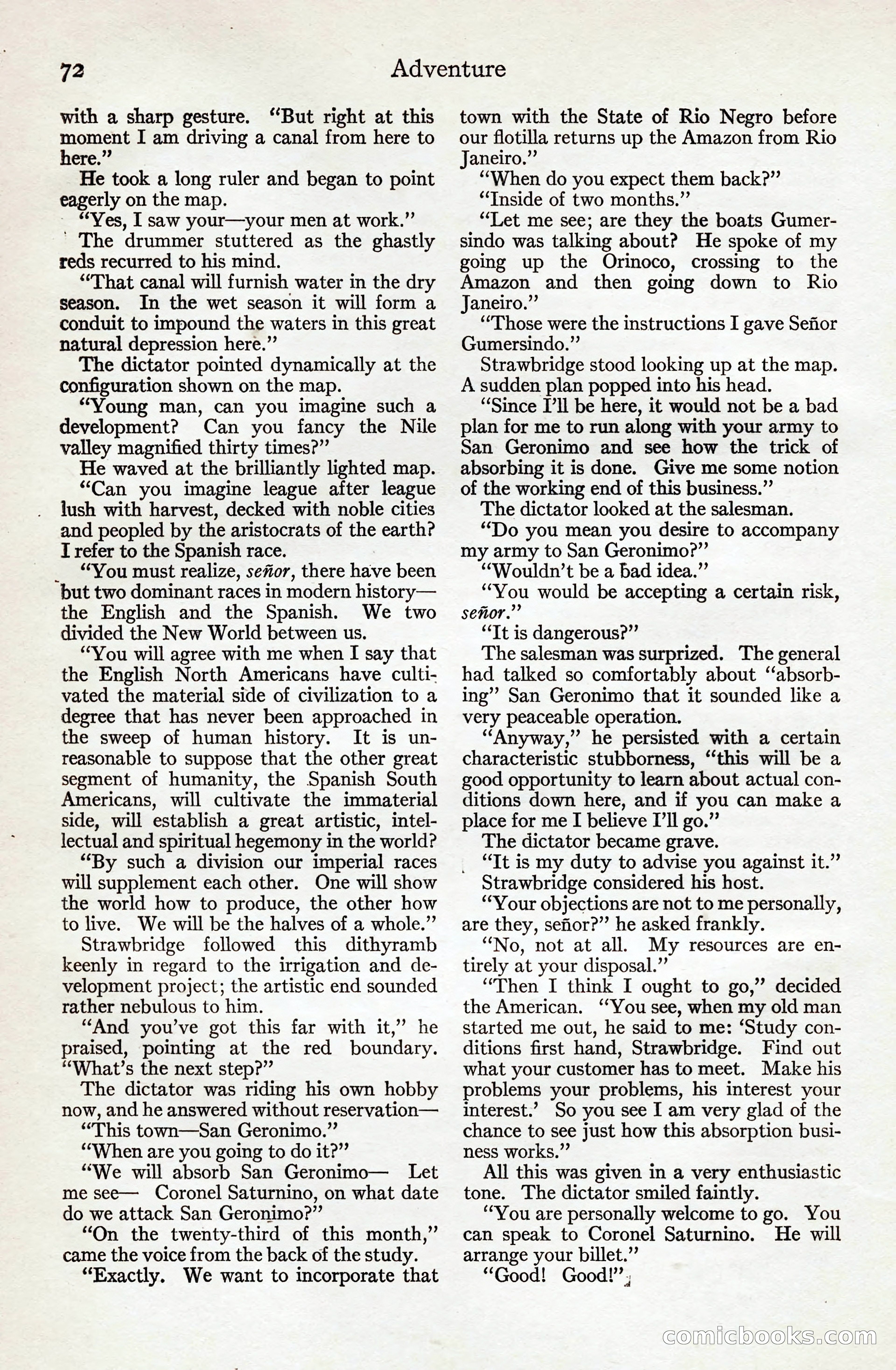 Adventure Magazine, August 20, 1923 — page 78 of 200