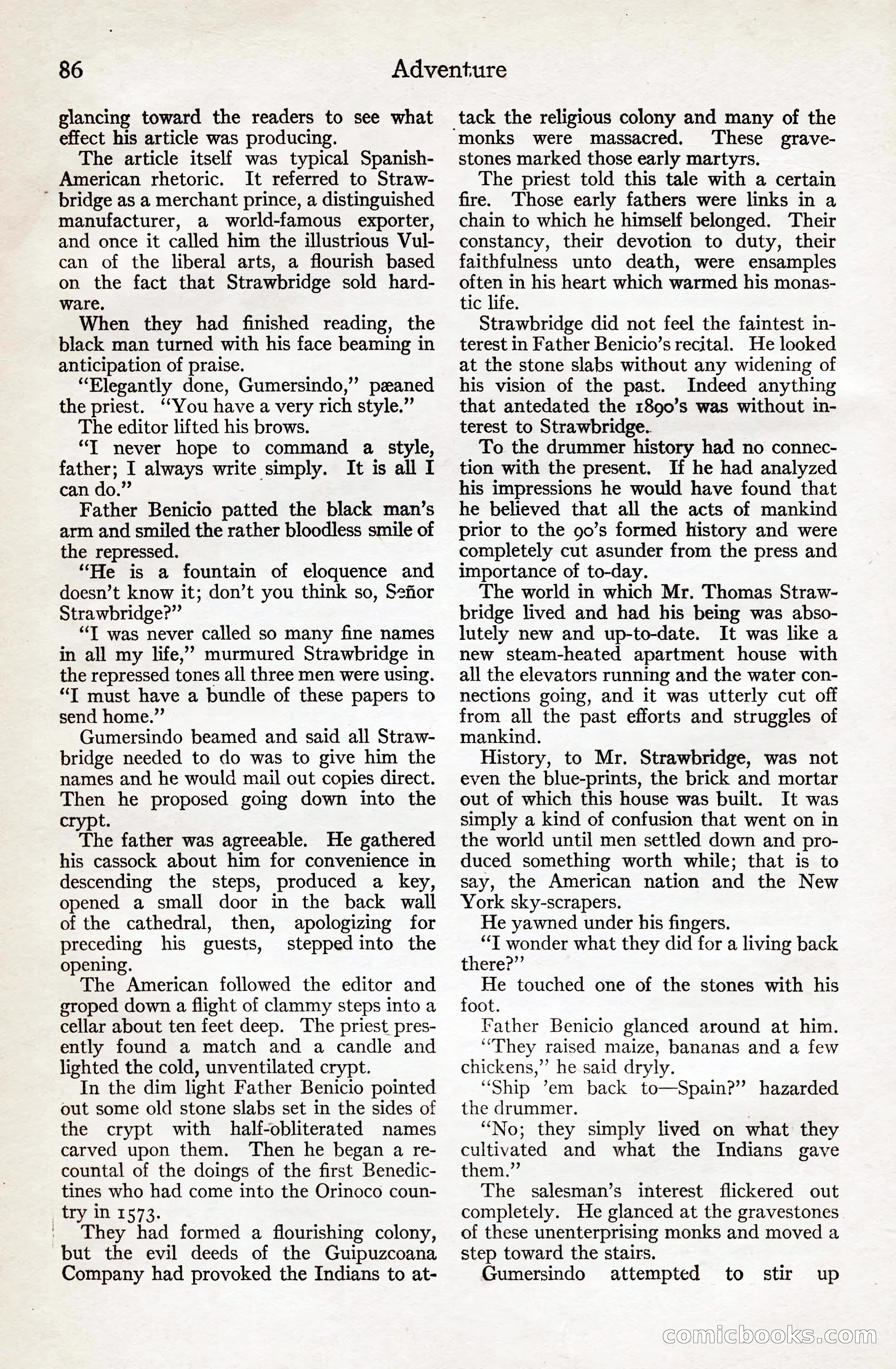 Adventure Magazine, August 20, 1923 — page 92 of 200
