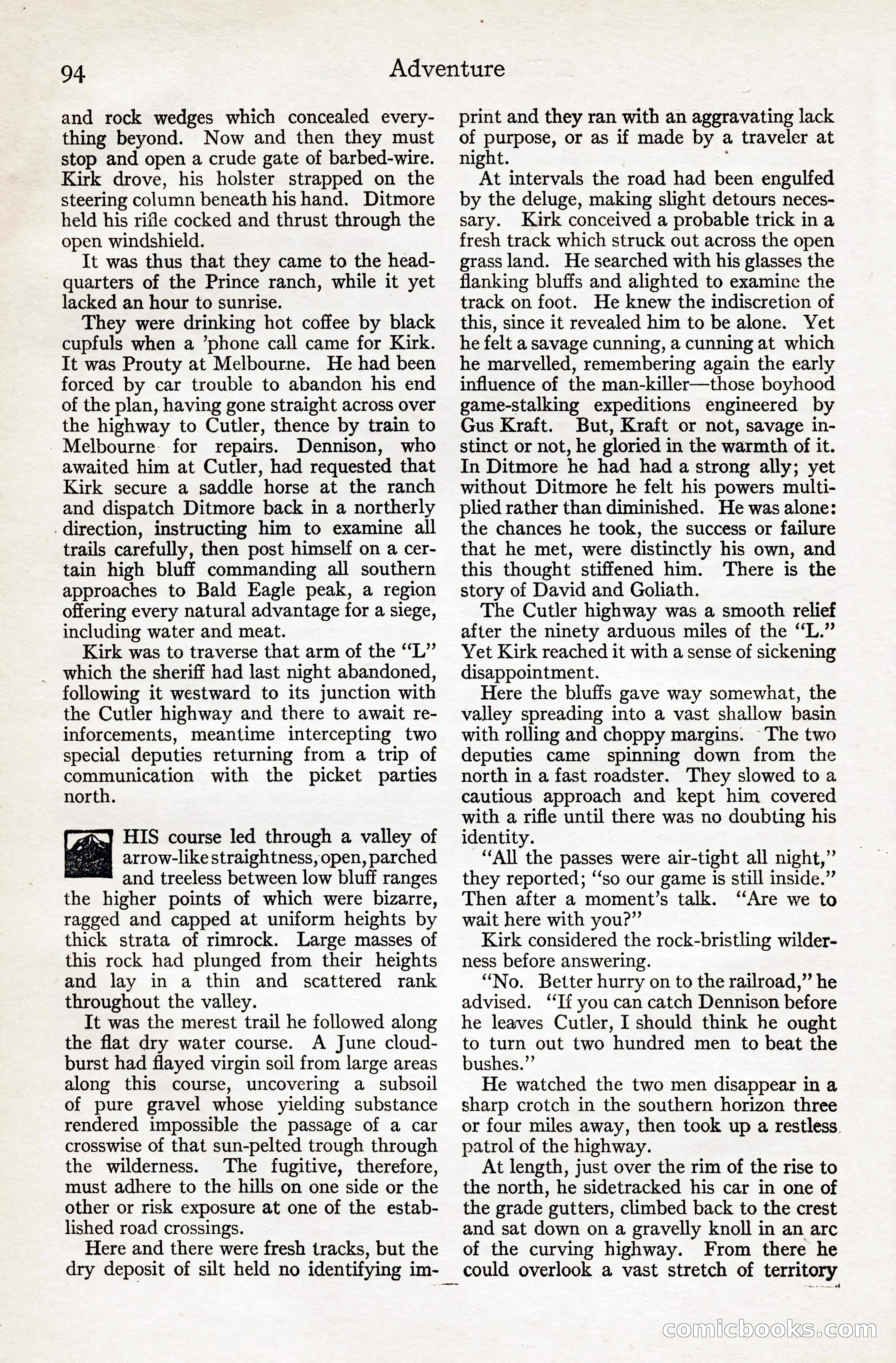 Adventure Magazine, August 20, 1923 — page 100 of 200