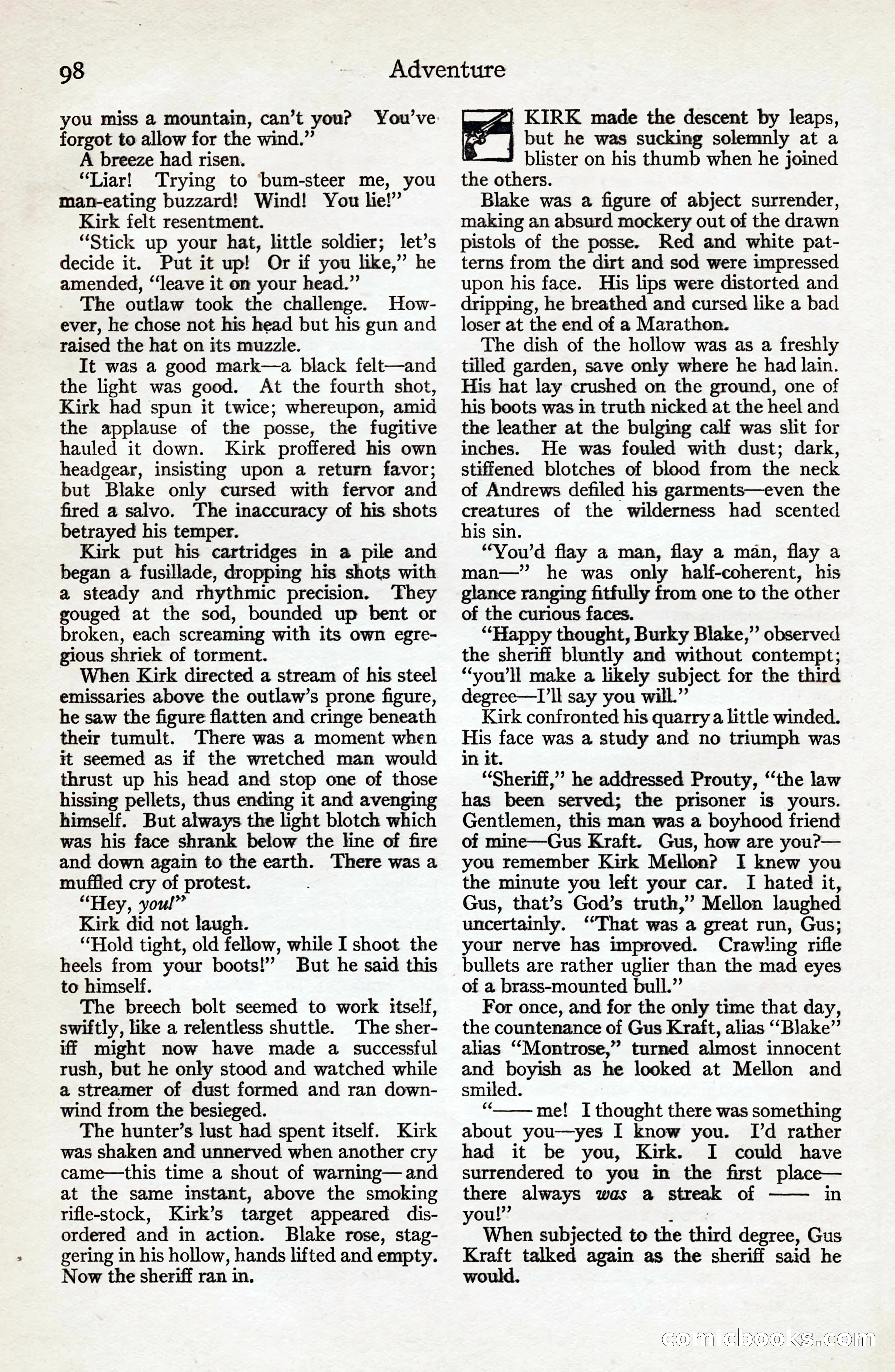 Adventure Magazine, August 20, 1923 — page 104 of 200