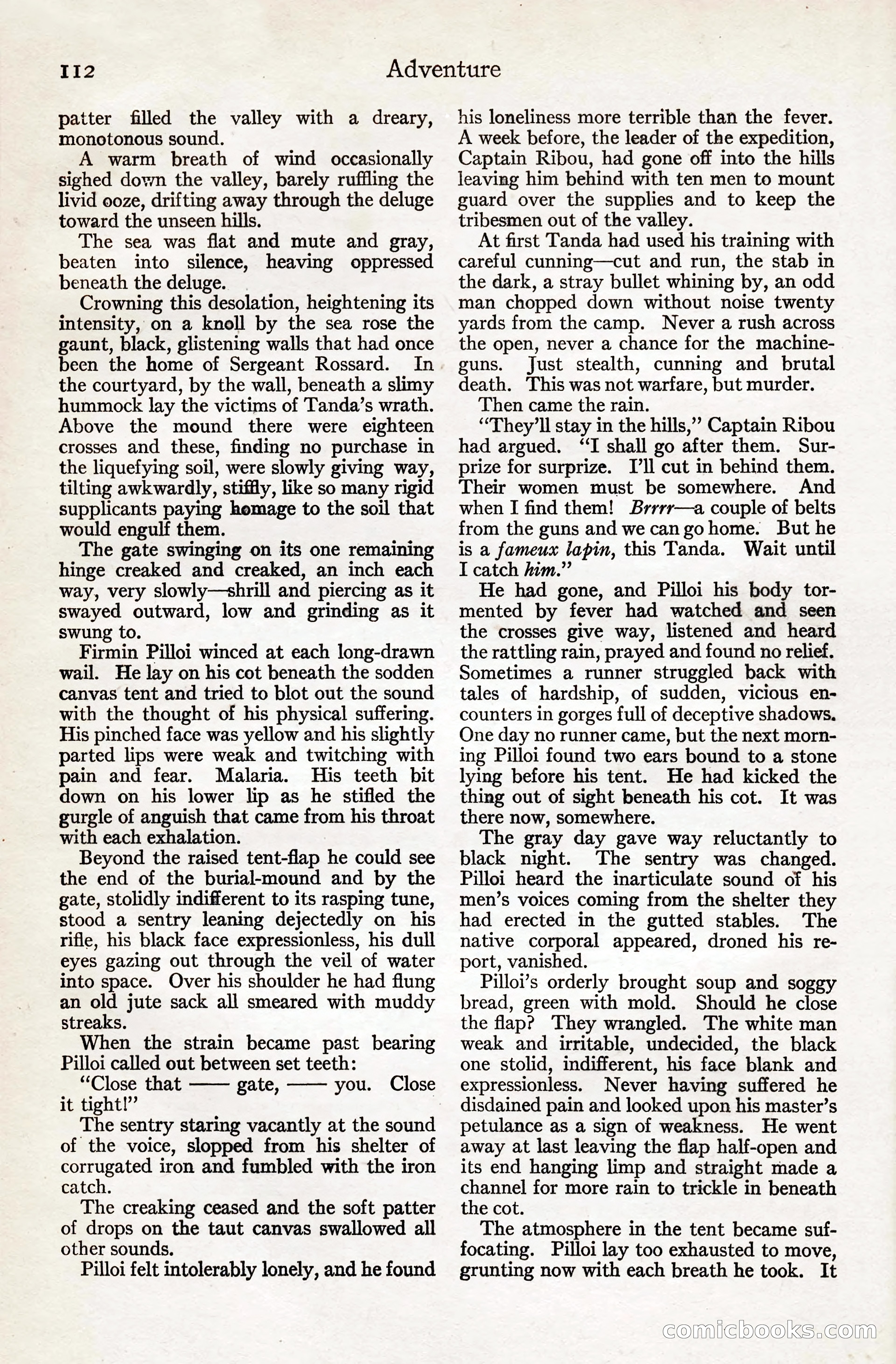 Adventure Magazine, August 20, 1923 — page 118 of 200