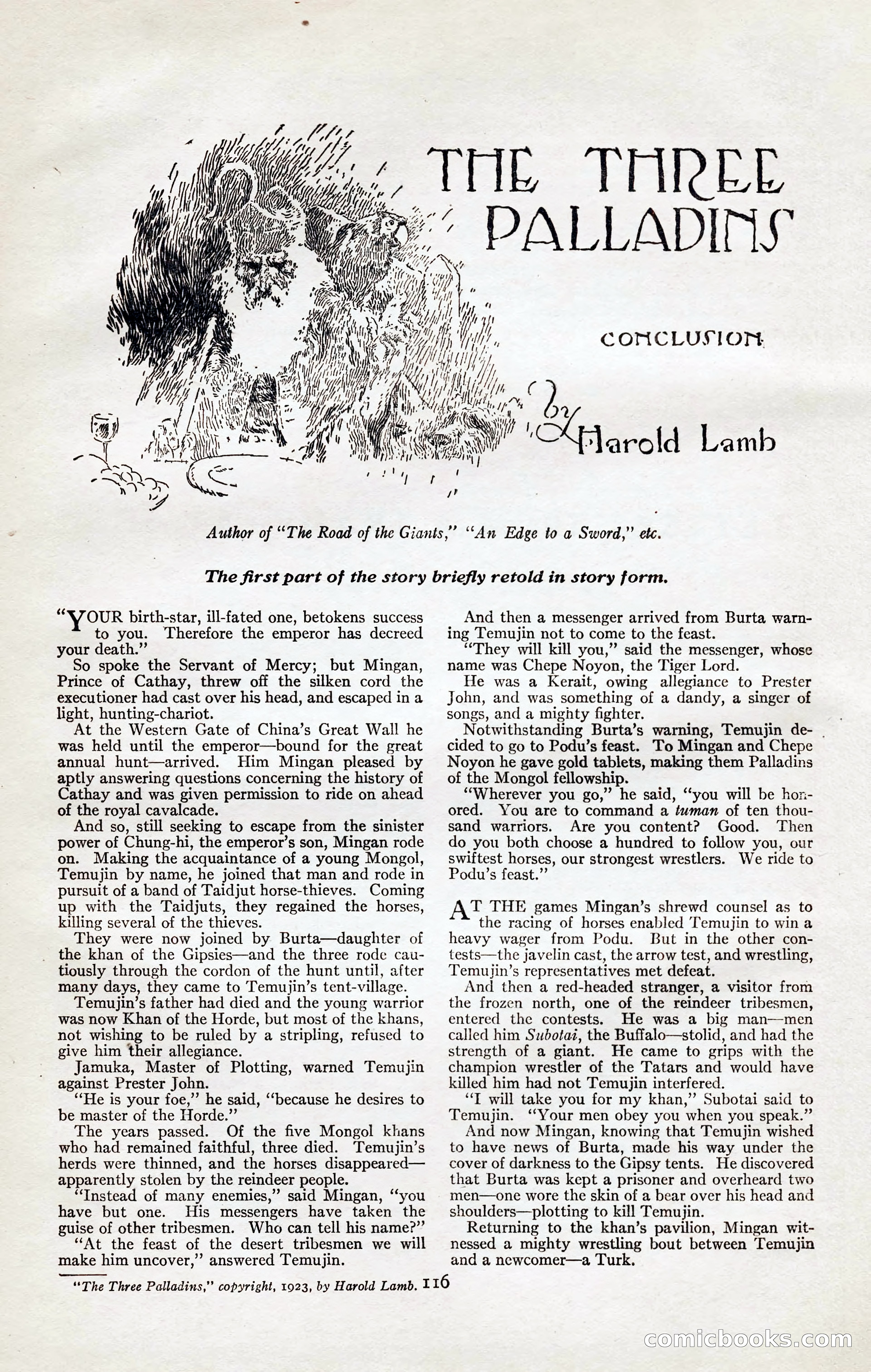 Adventure Magazine, August 20, 1923 — page 122 of 200