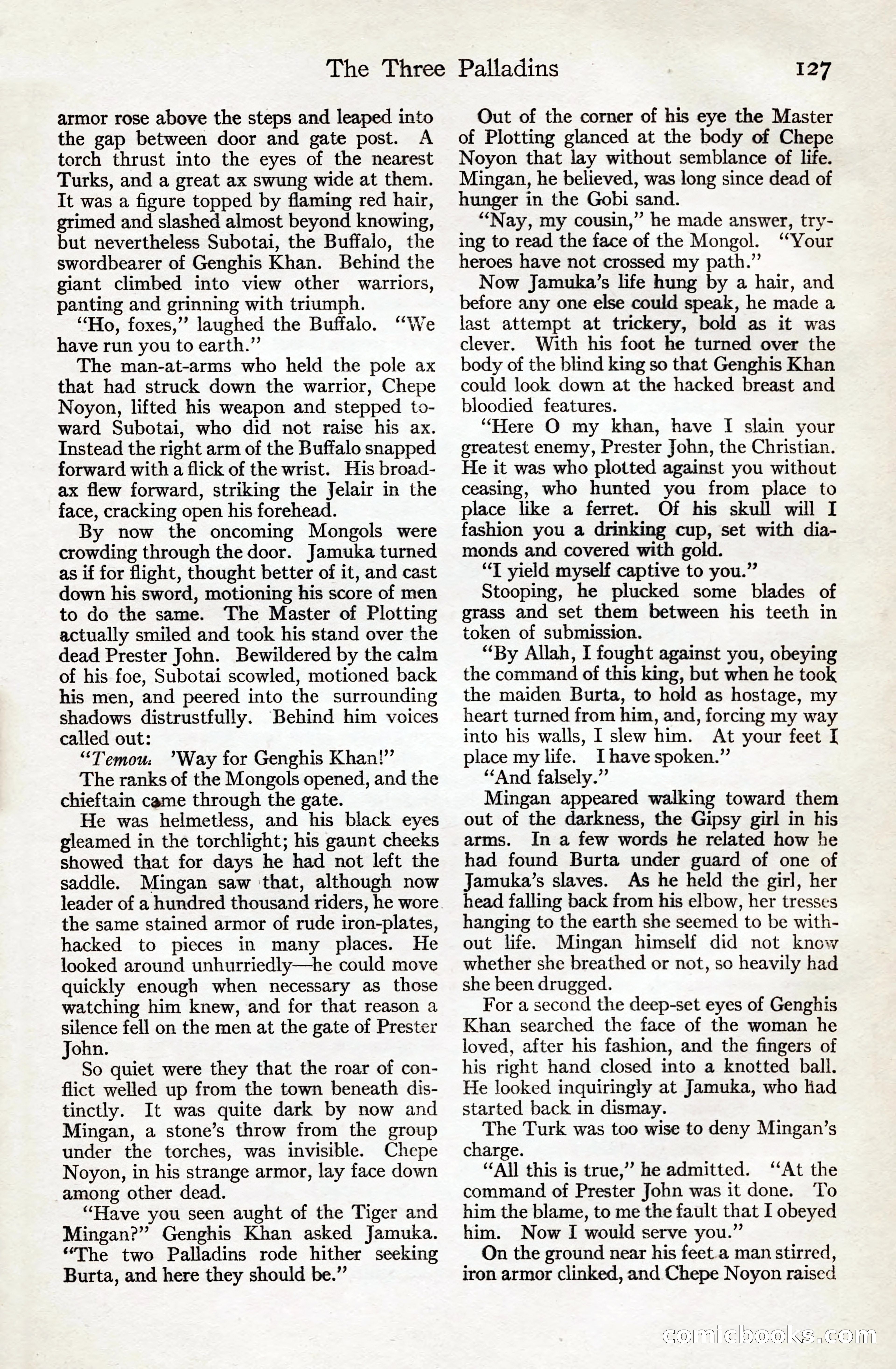 Adventure Magazine, August 20, 1923 — page 133 of 200