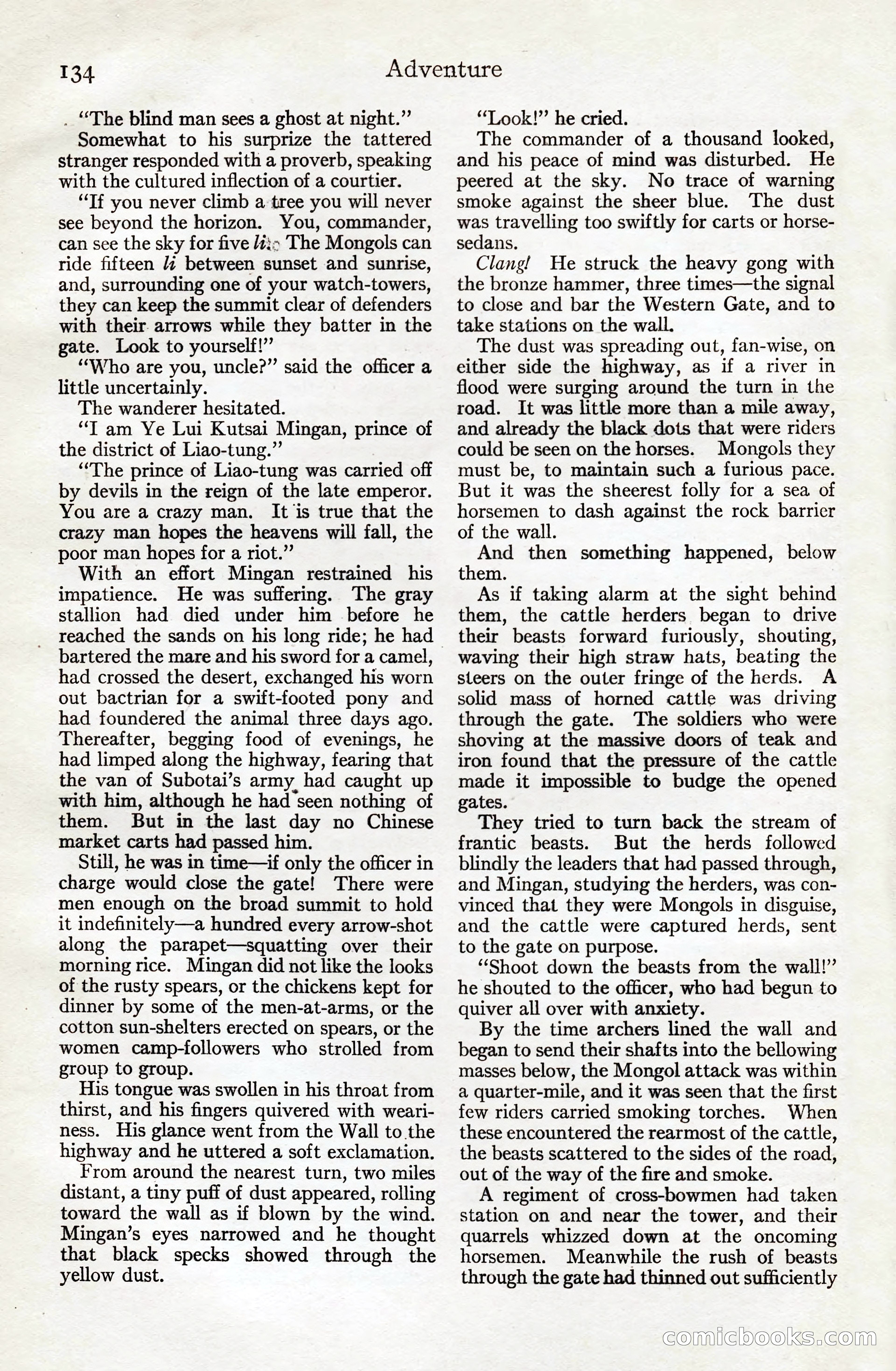 Adventure Magazine, August 20, 1923 — page 140 of 200