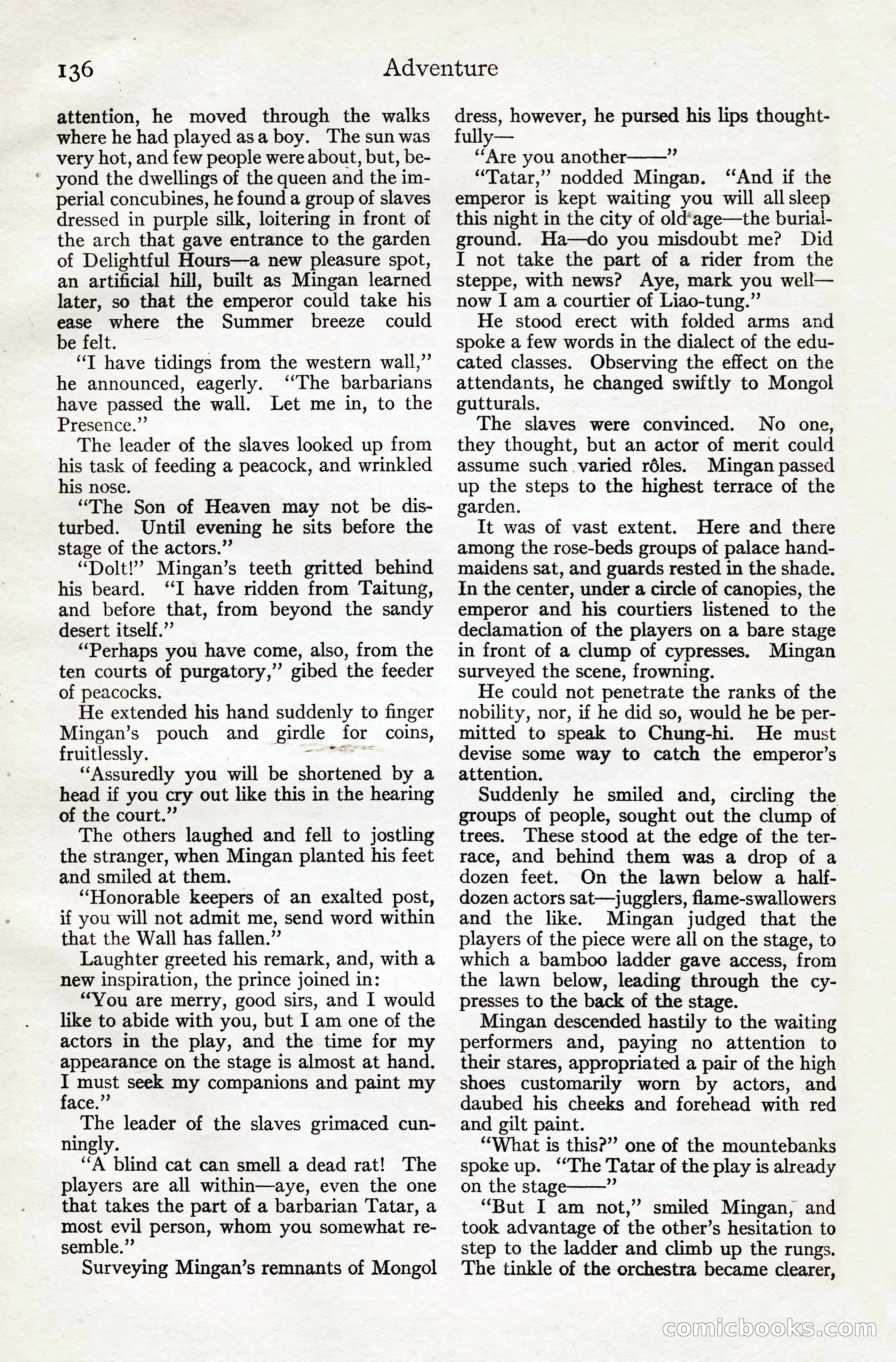 Adventure Magazine, August 20, 1923 — page 142 of 200