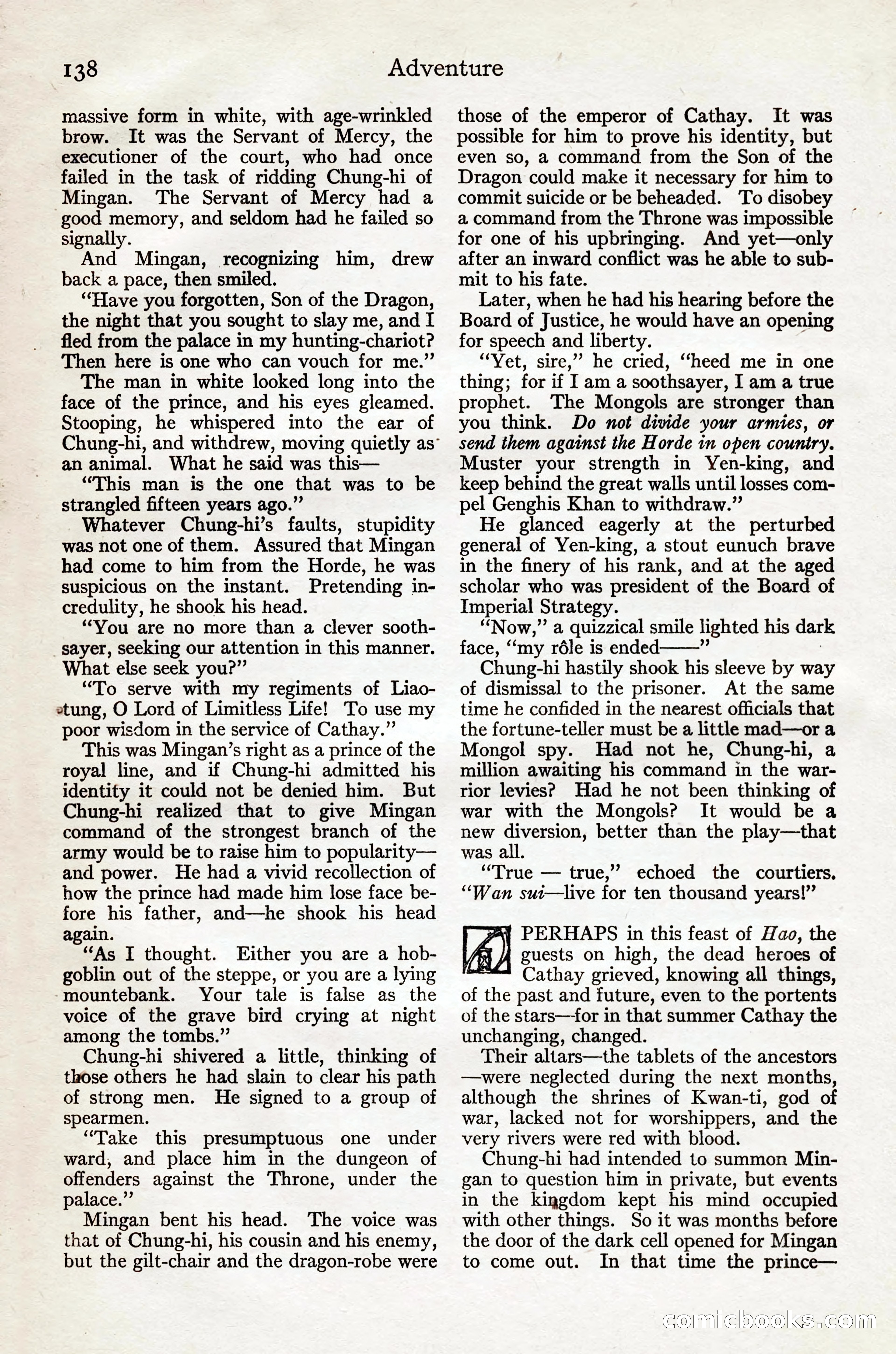 Adventure Magazine, August 20, 1923 — page 144 of 200