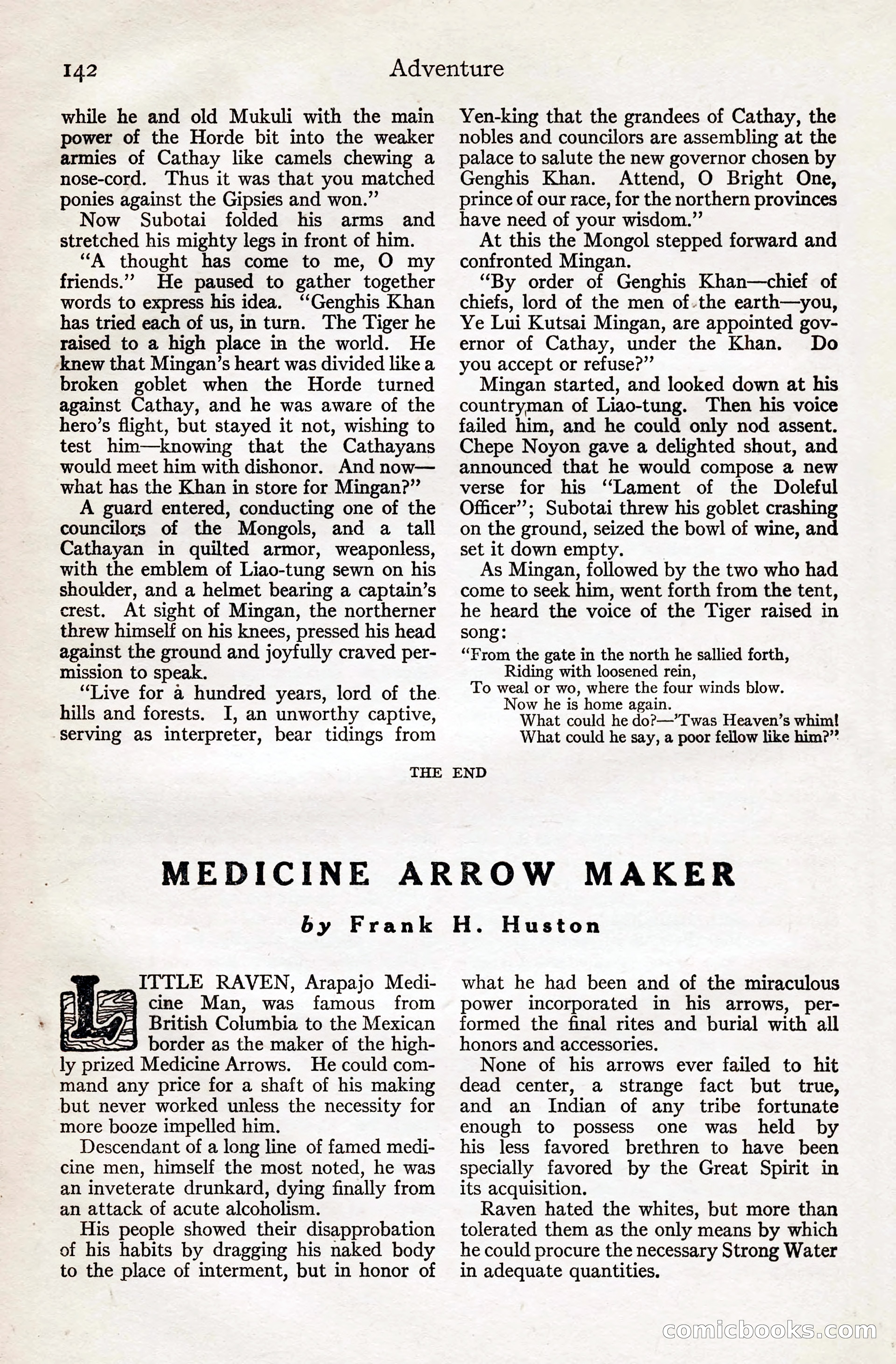 Adventure Magazine, August 20, 1923 — page 148 of 200
