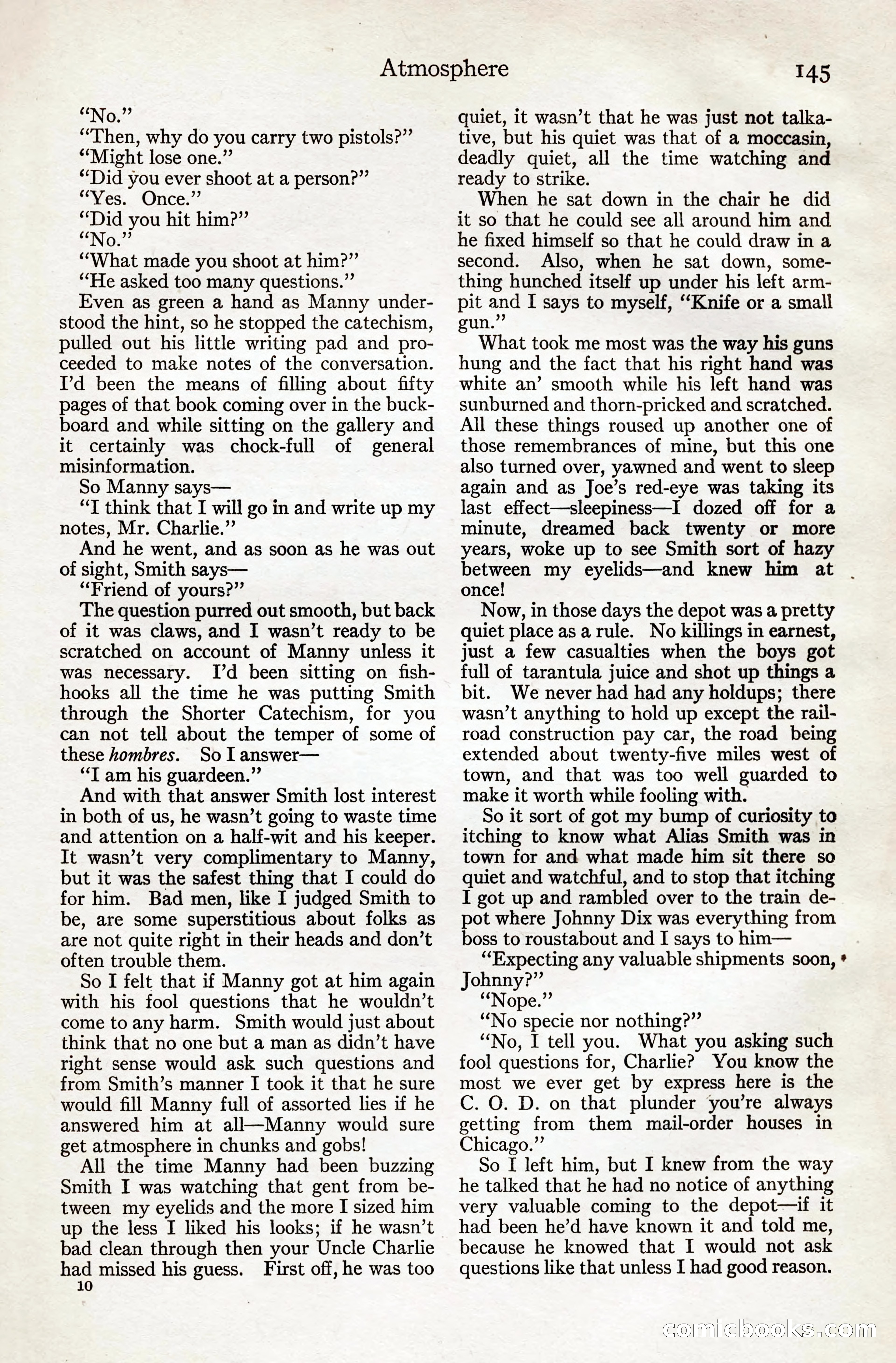 Adventure Magazine, August 20, 1923 — page 151 of 200