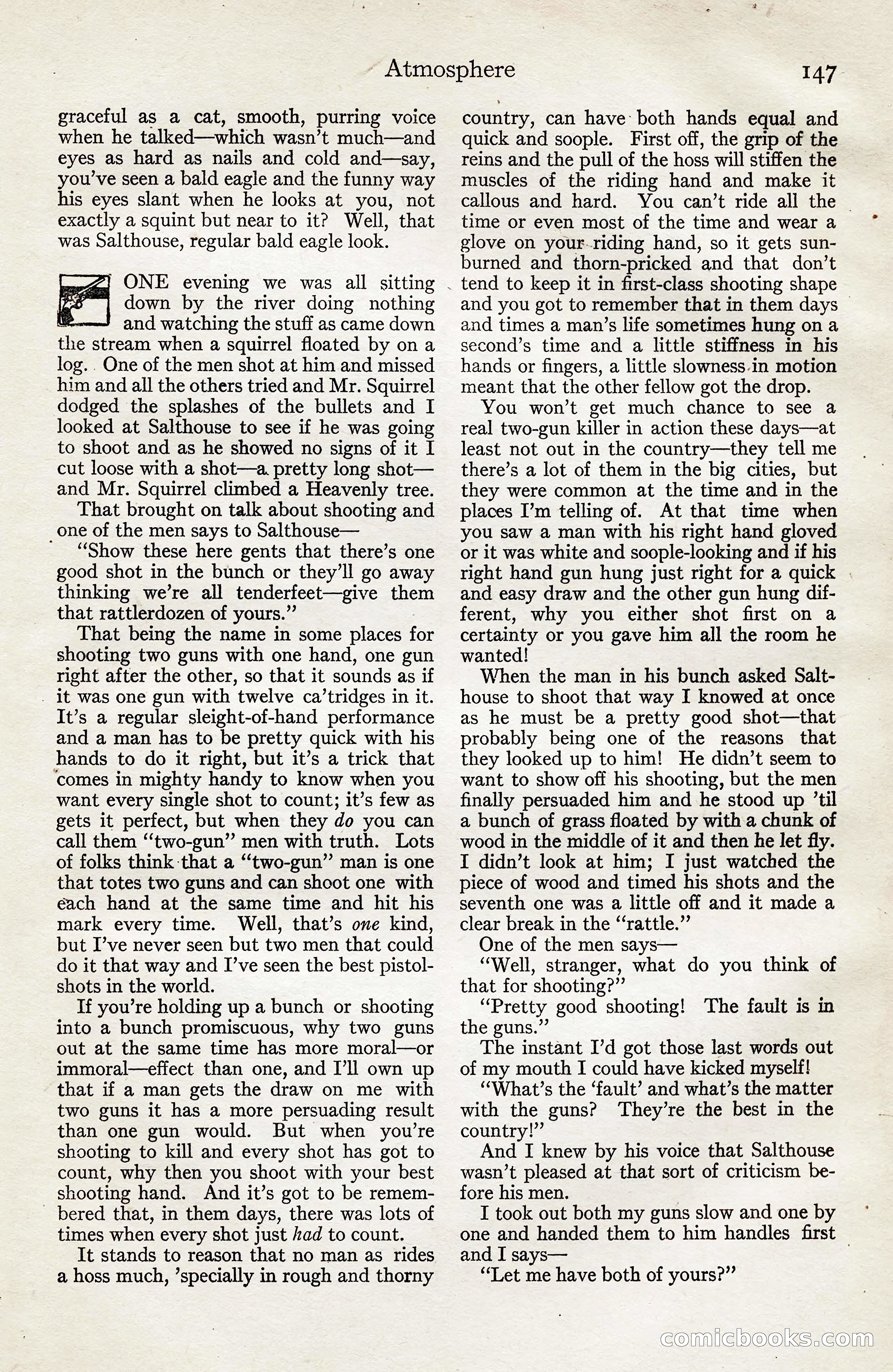 Adventure Magazine, August 20, 1923 — page 153 of 200