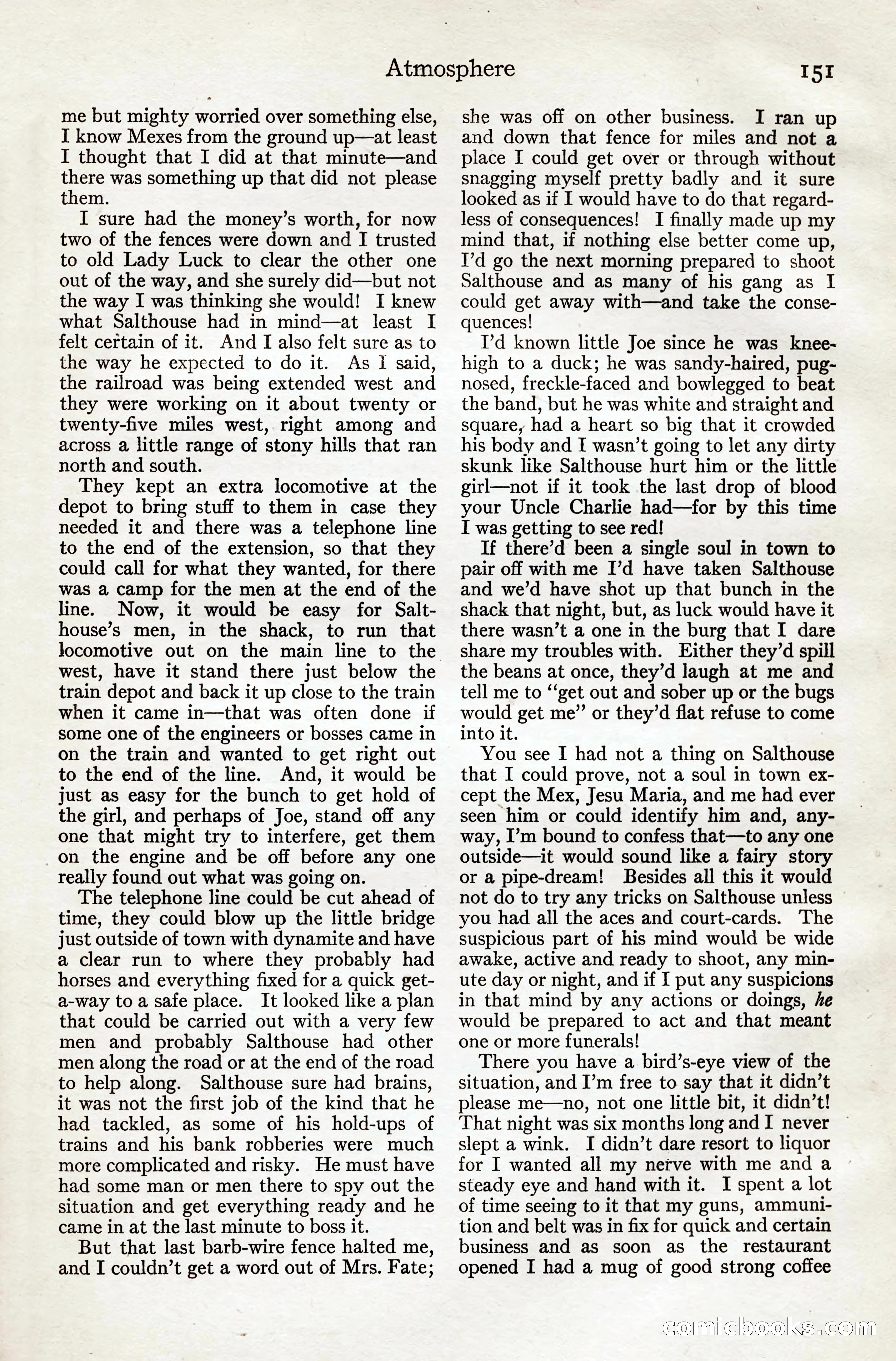 Adventure Magazine, August 20, 1923 — page 157 of 200