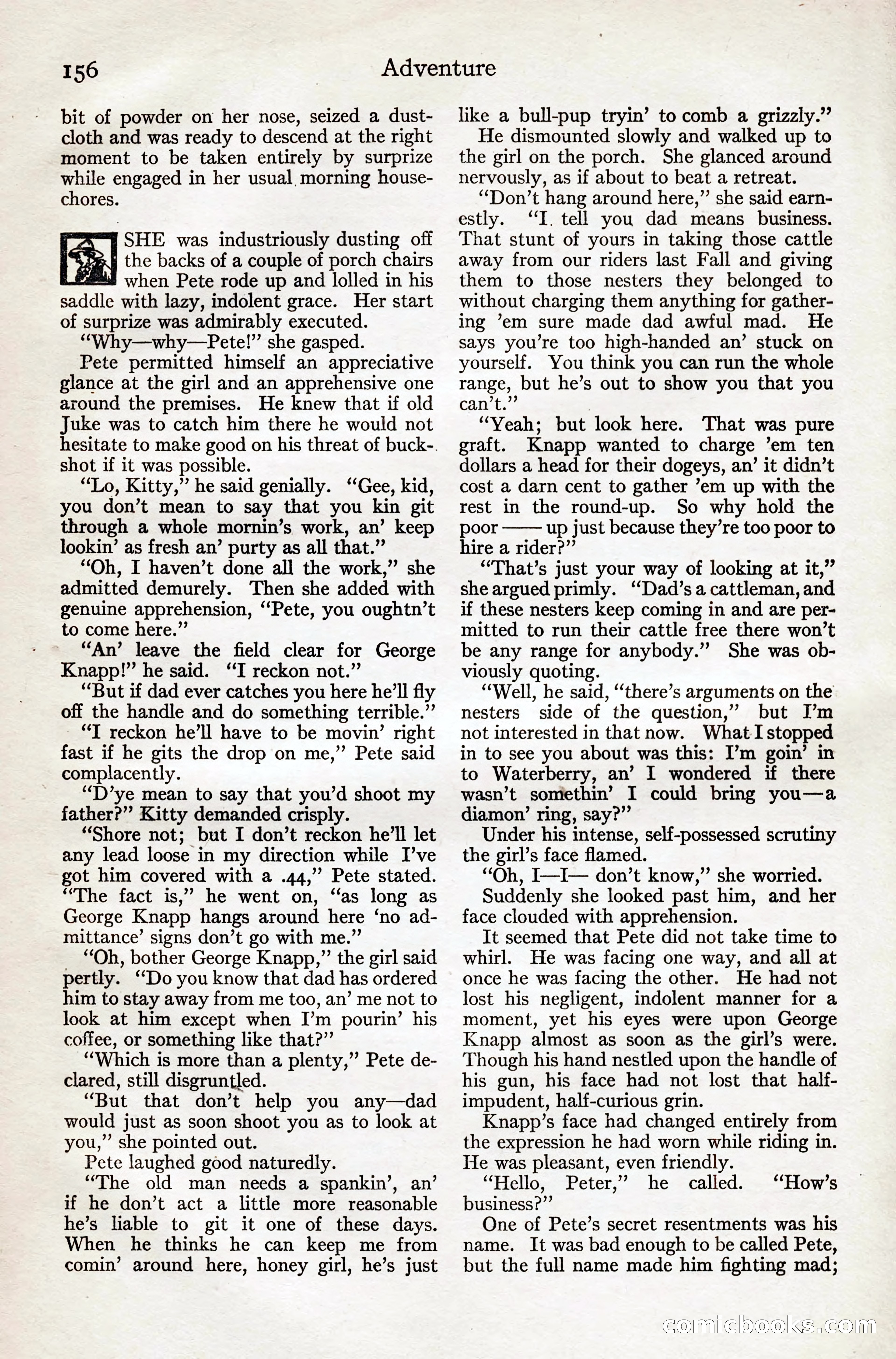 Adventure Magazine, August 20, 1923 — page 162 of 200