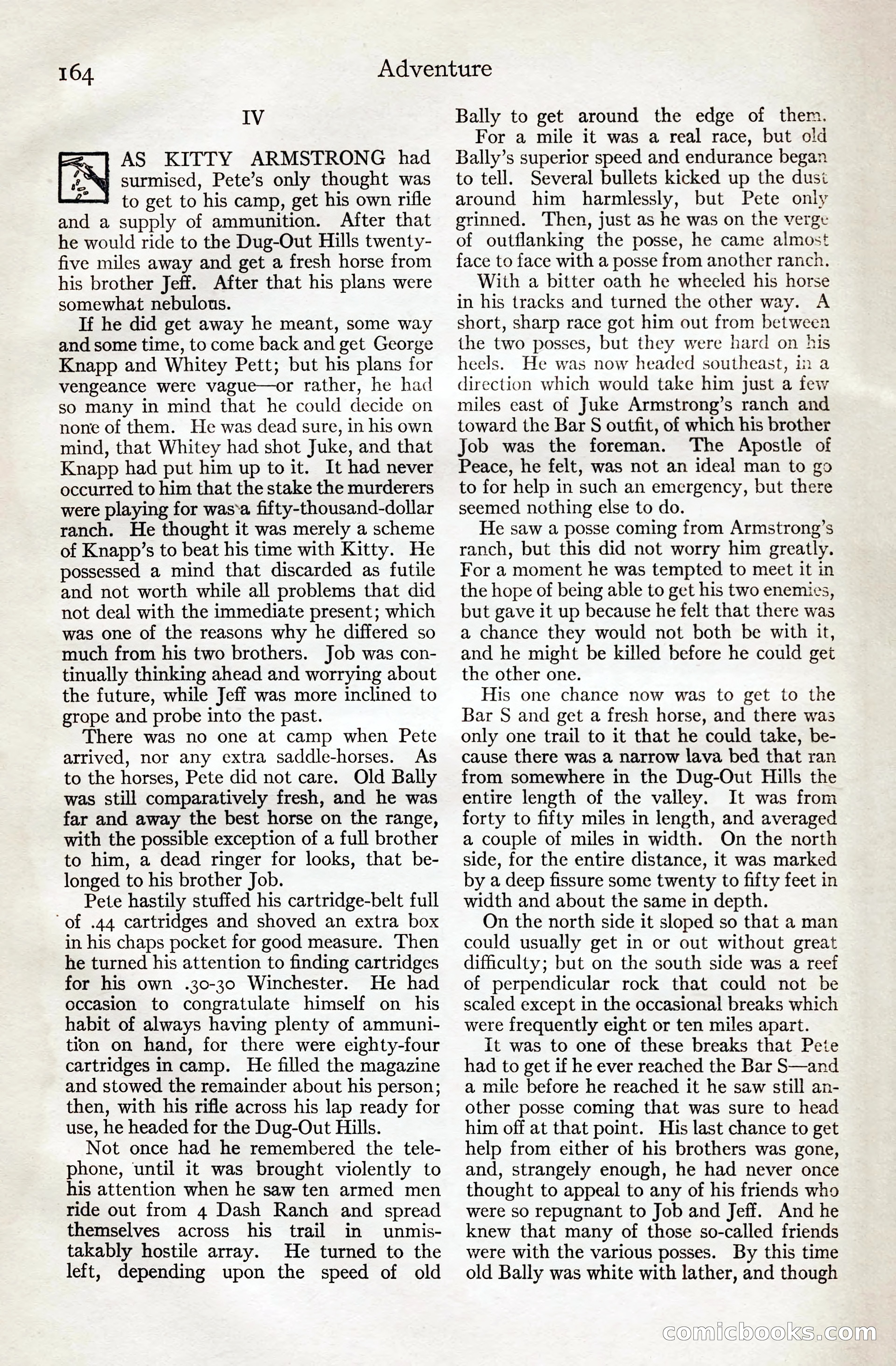 Adventure Magazine, August 20, 1923 — page 170 of 200