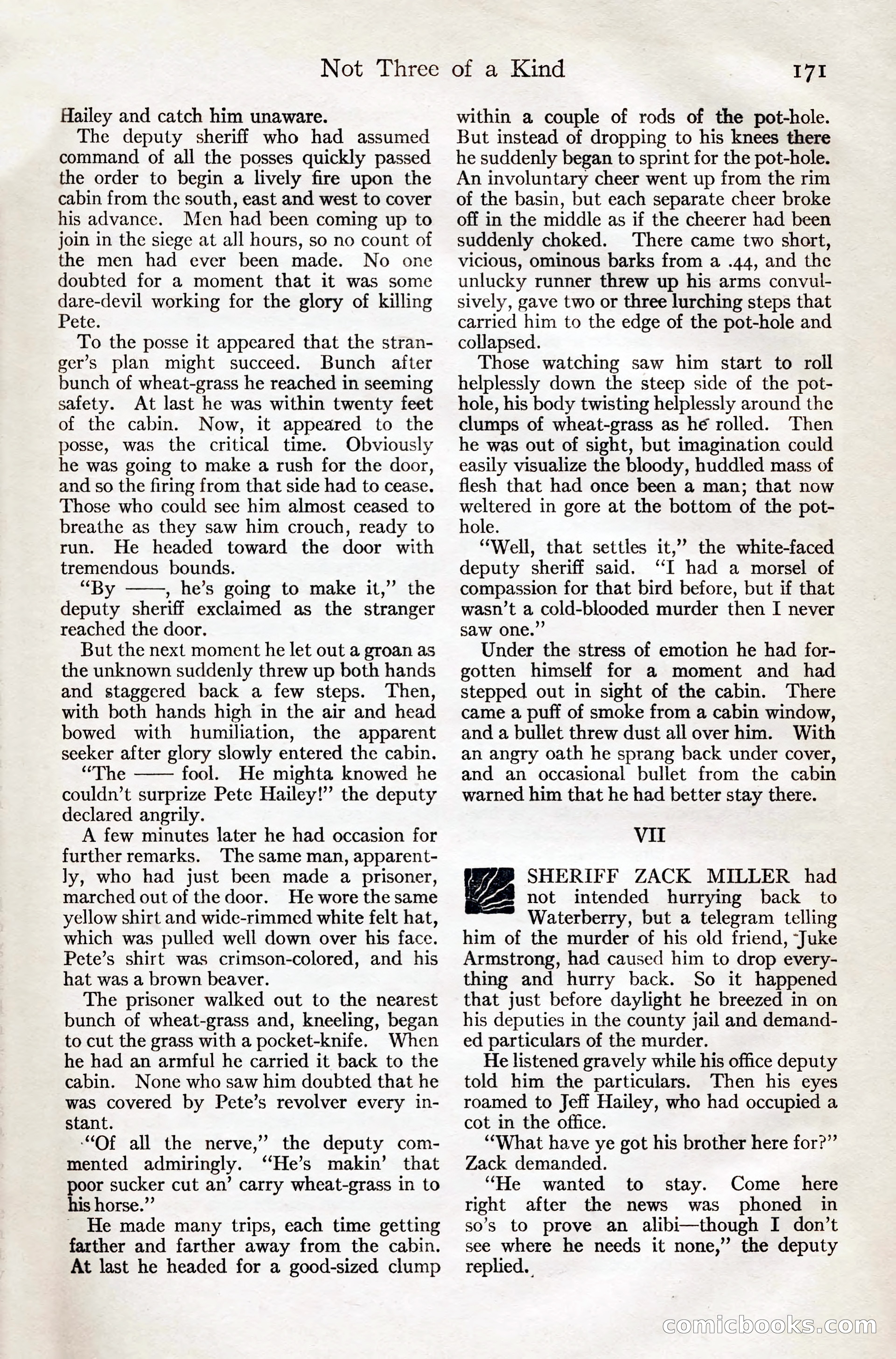 Adventure Magazine, August 20, 1923 — page 177 of 200