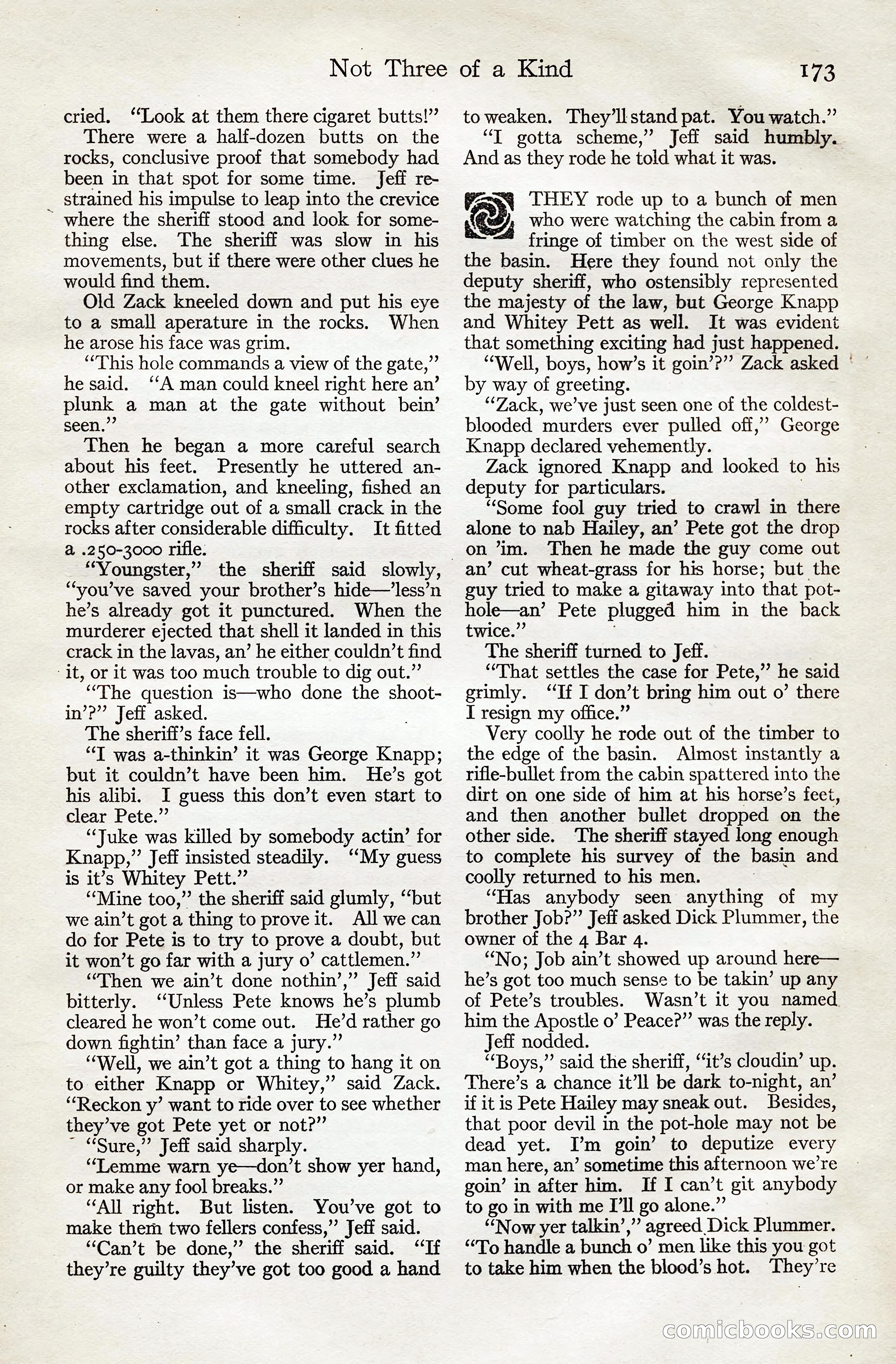 Adventure Magazine, August 20, 1923 — page 179 of 200