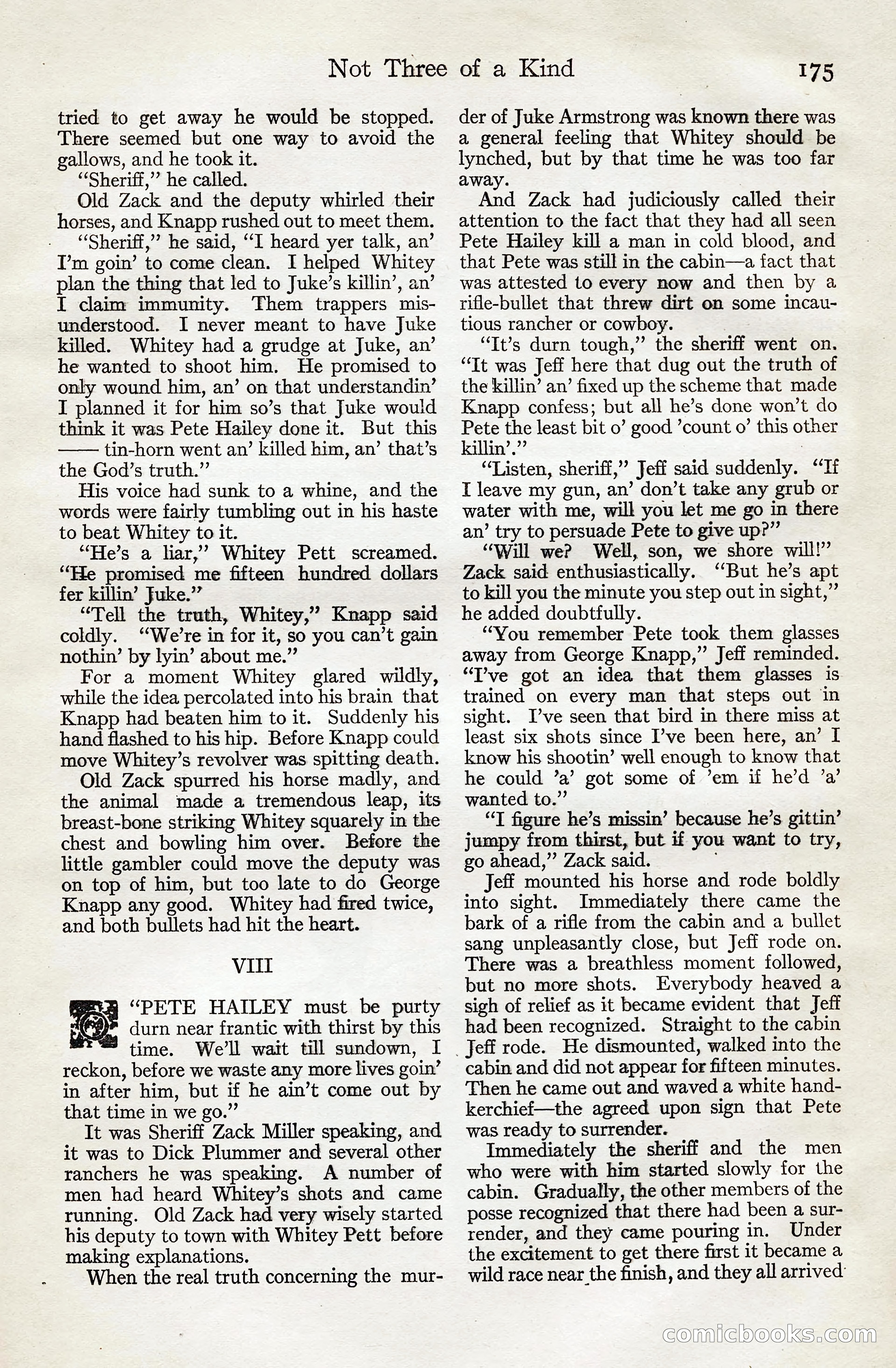 Adventure Magazine, August 20, 1923 — page 181 of 200
