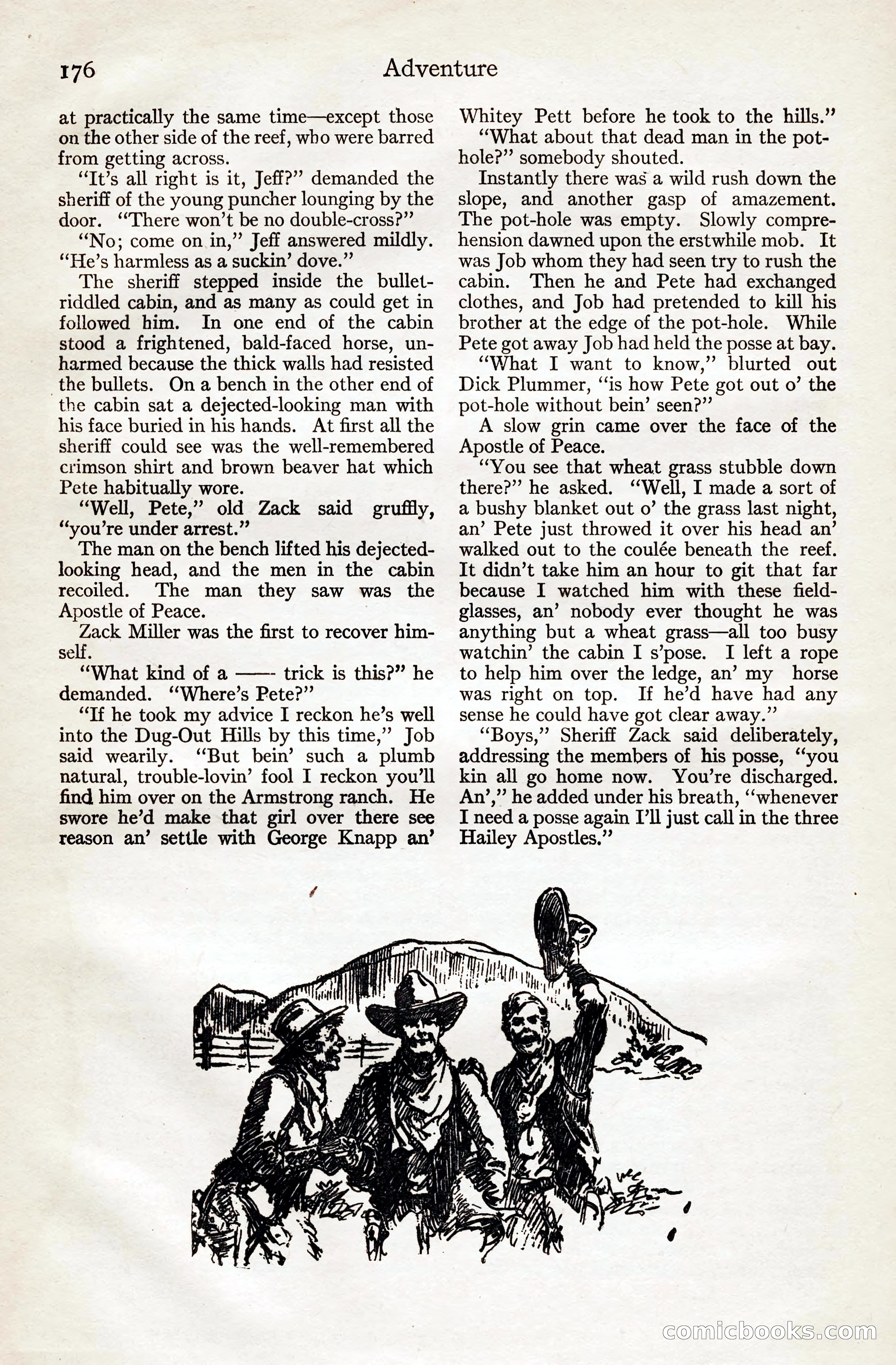 Adventure Magazine, August 20, 1923 — page 182 of 200