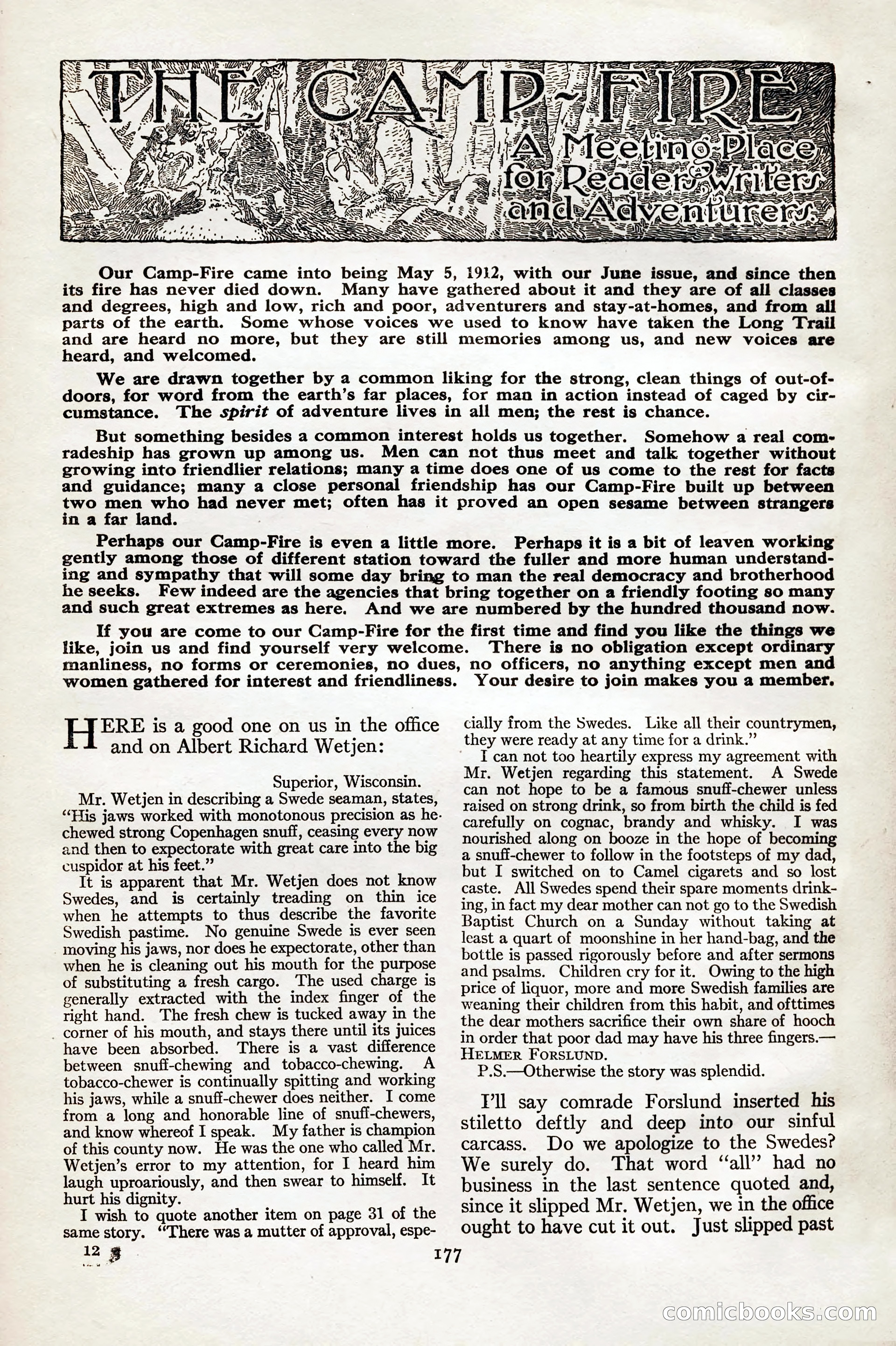 Adventure Magazine, August 20, 1923 — page 183 of 200