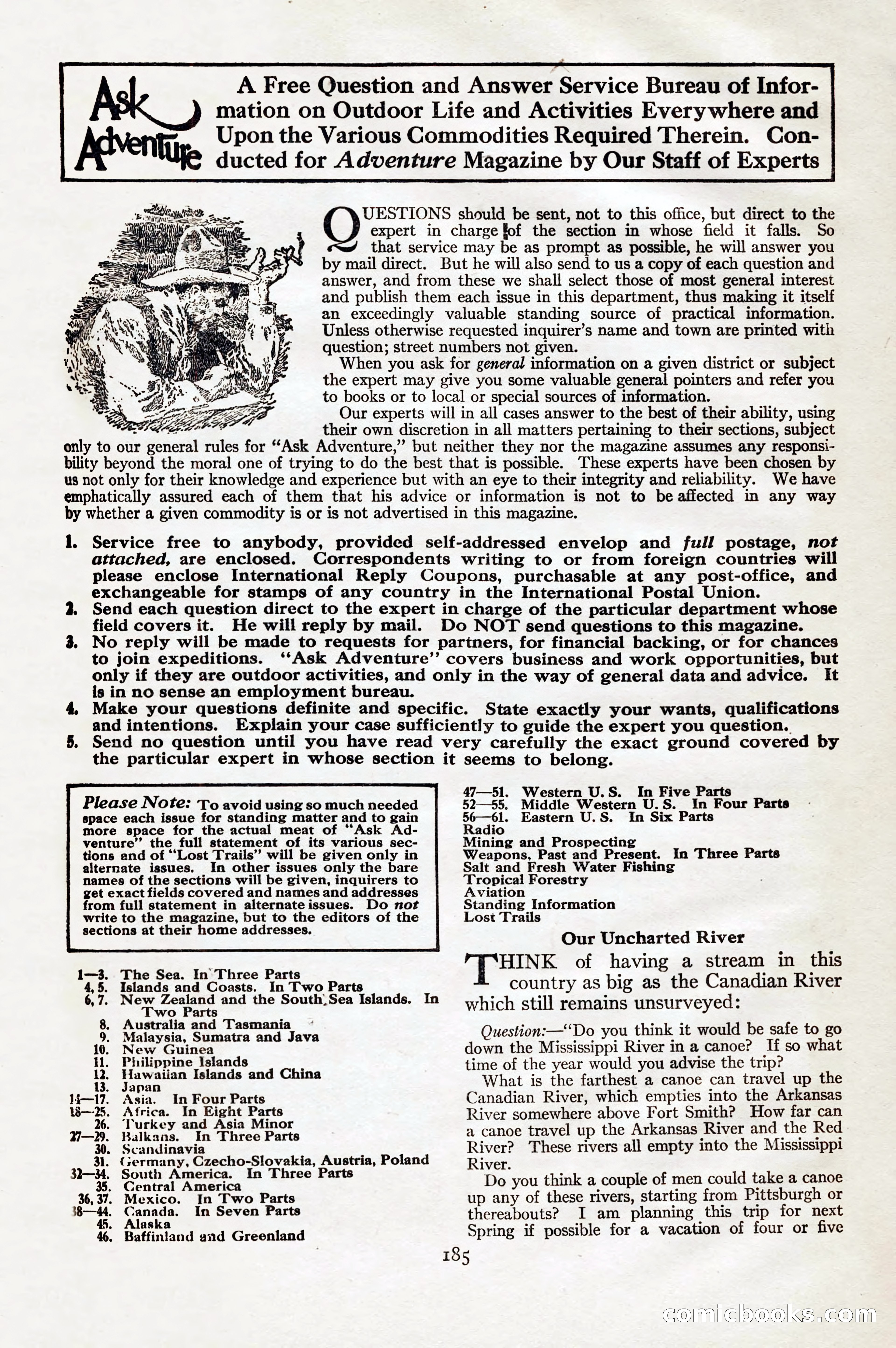 Adventure Magazine, August 20, 1923 — page 191 of 200
