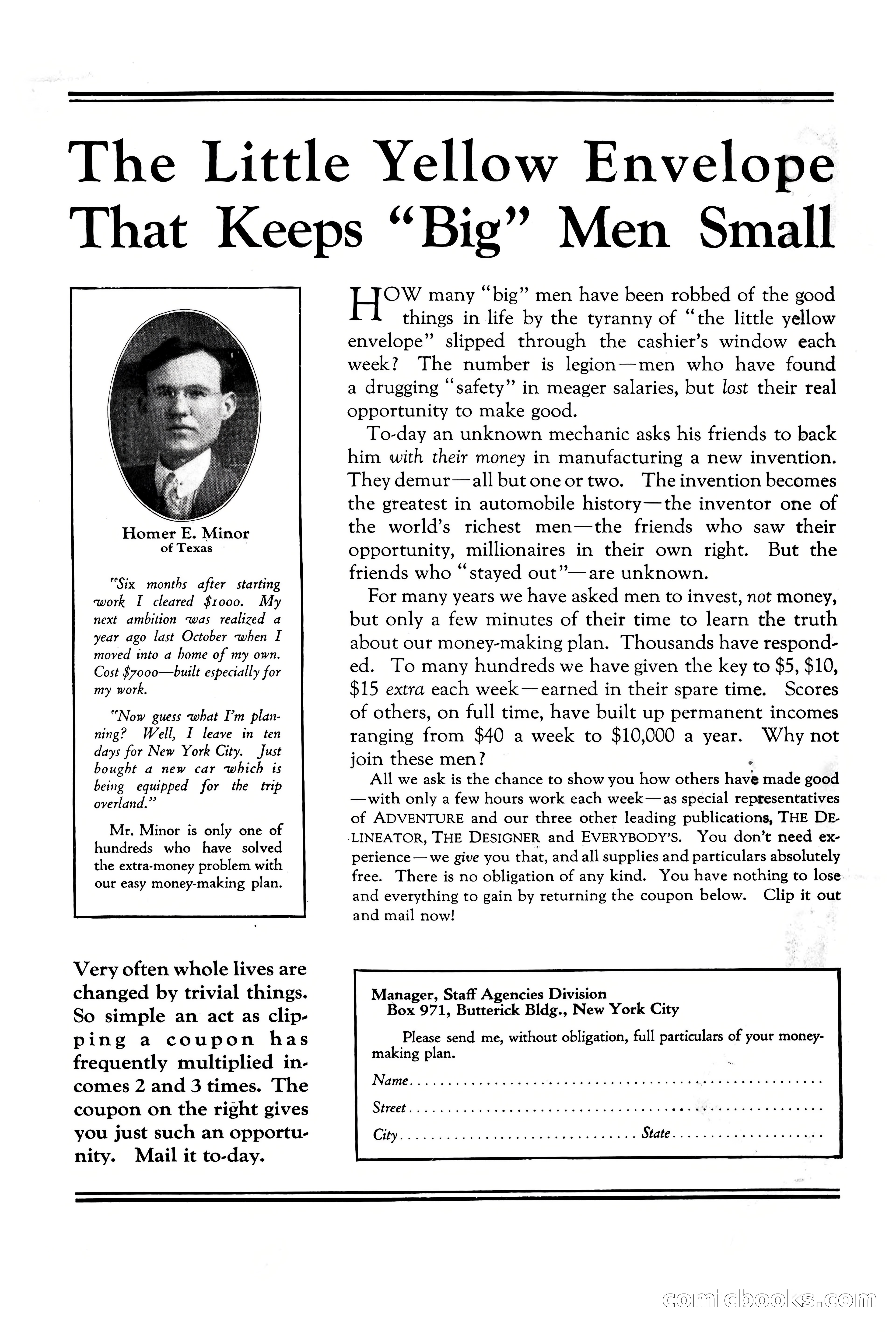 Adventure Magazine, August 20, 1923 — page 199 of 200