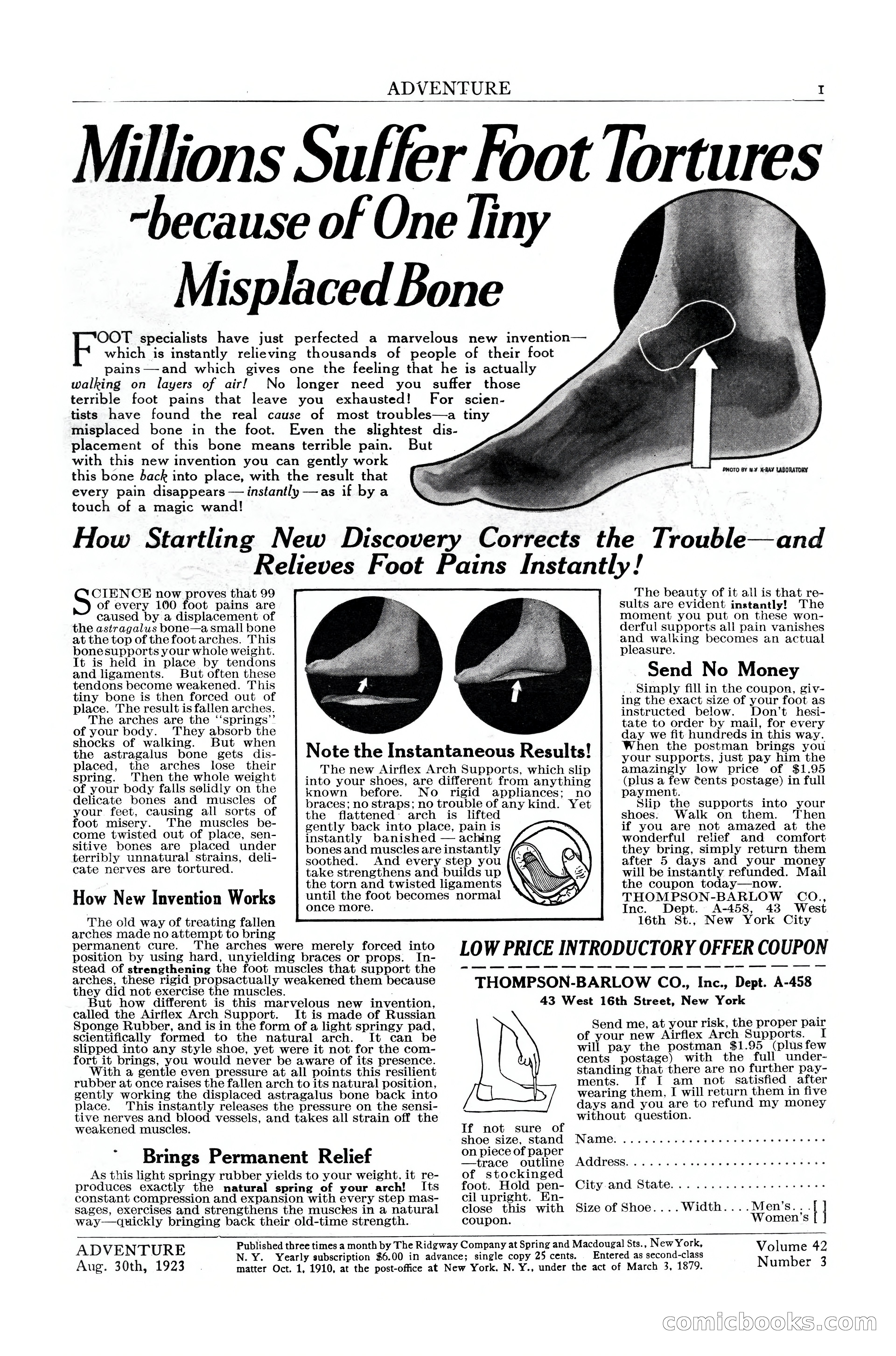 Adventure Magazine, August 30, 1923 — page 3 of 204