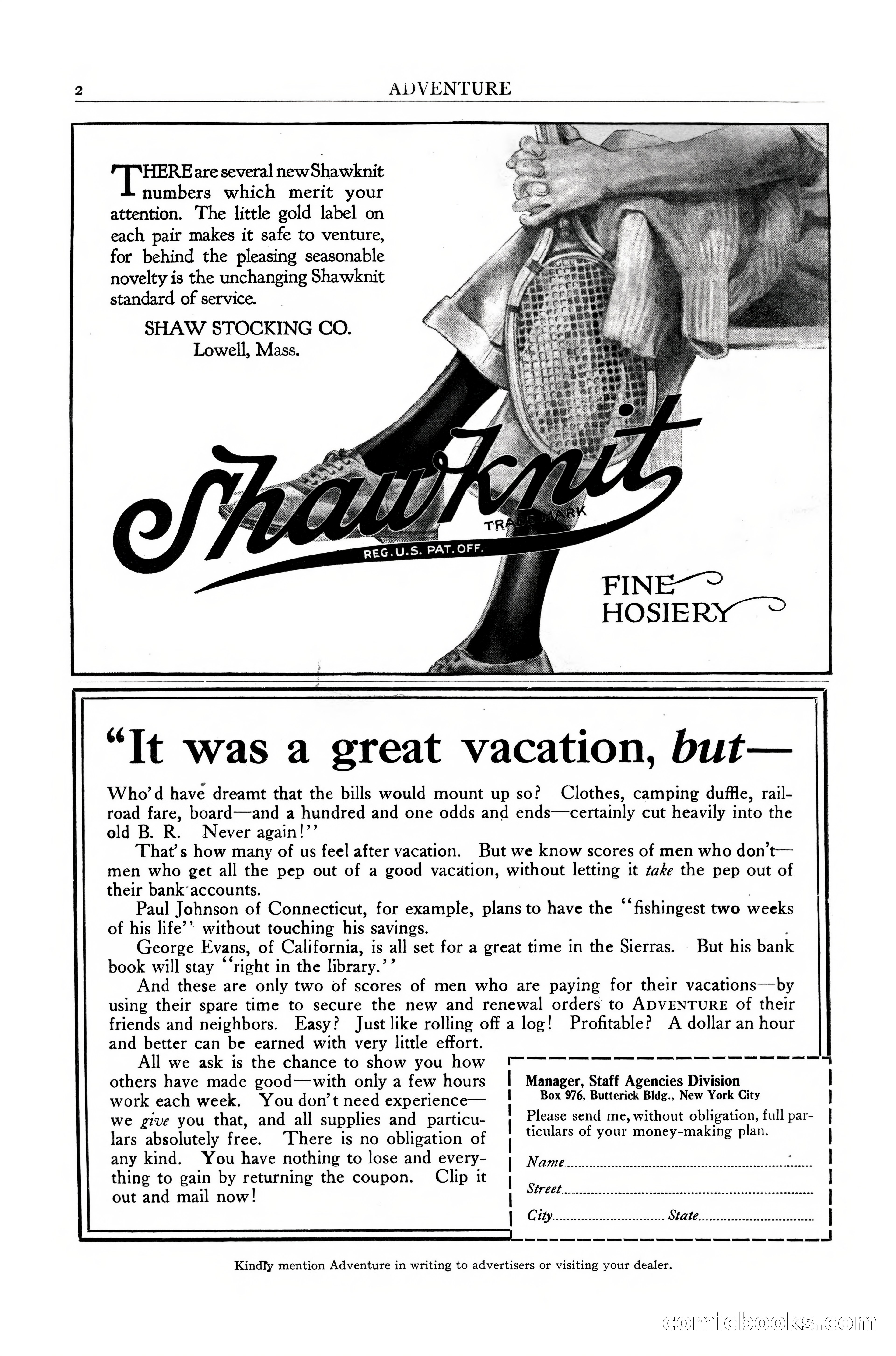 Adventure Magazine, August 30, 1923 — page 4 of 204