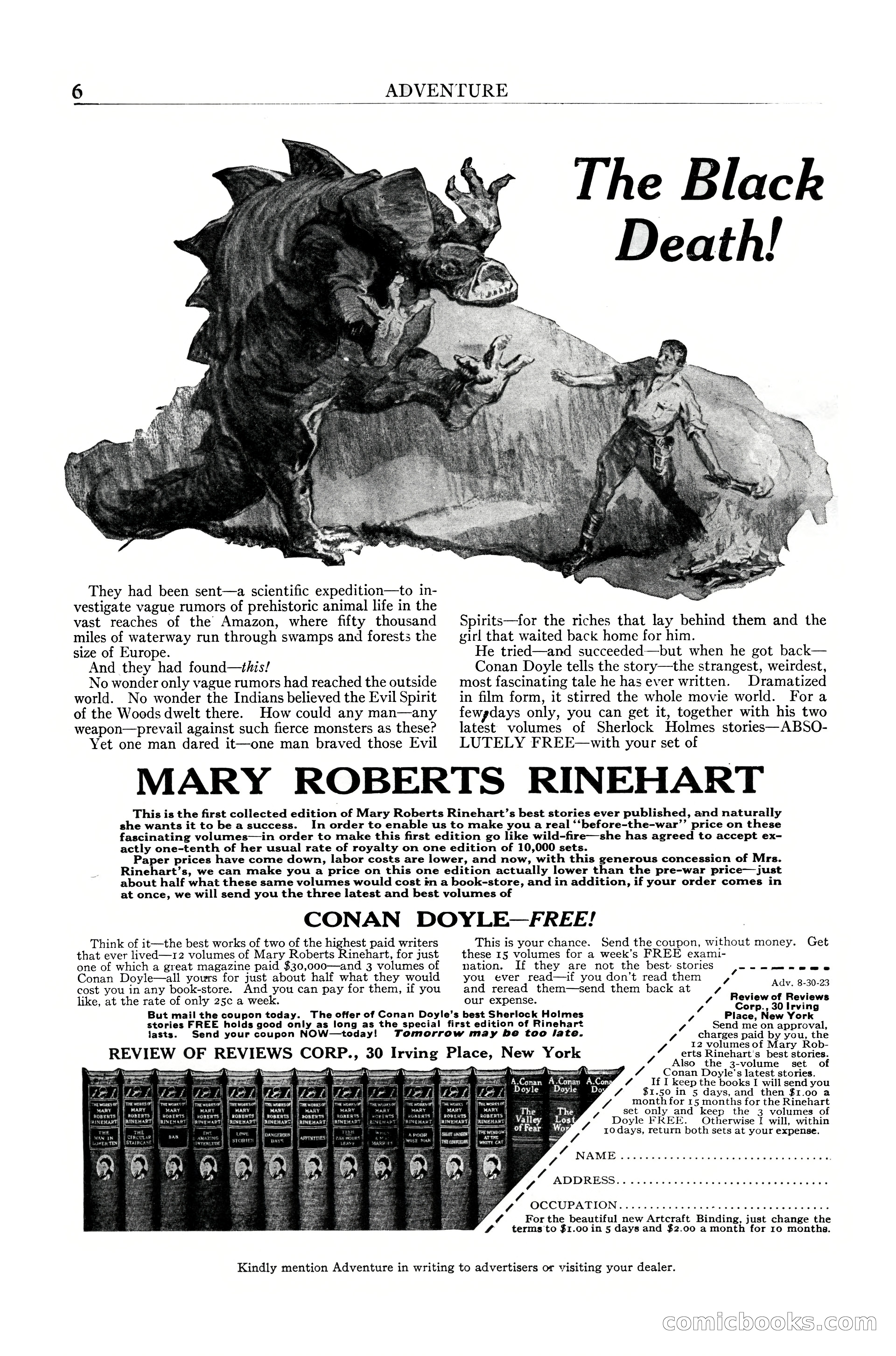 Adventure Magazine, August 30, 1923 — page 8 of 204