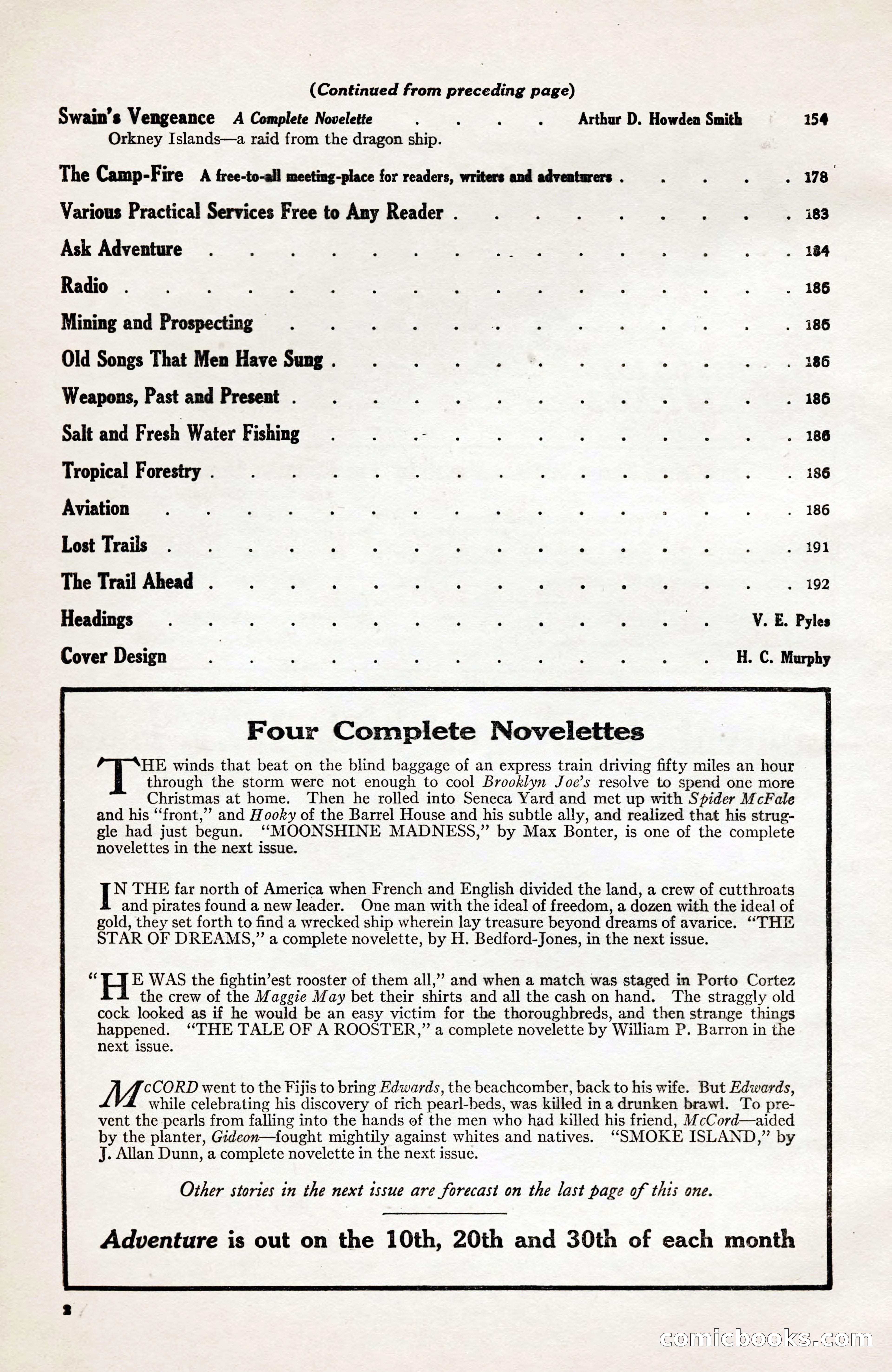 Adventure Magazine, August 30, 1923 — page 12 of 204