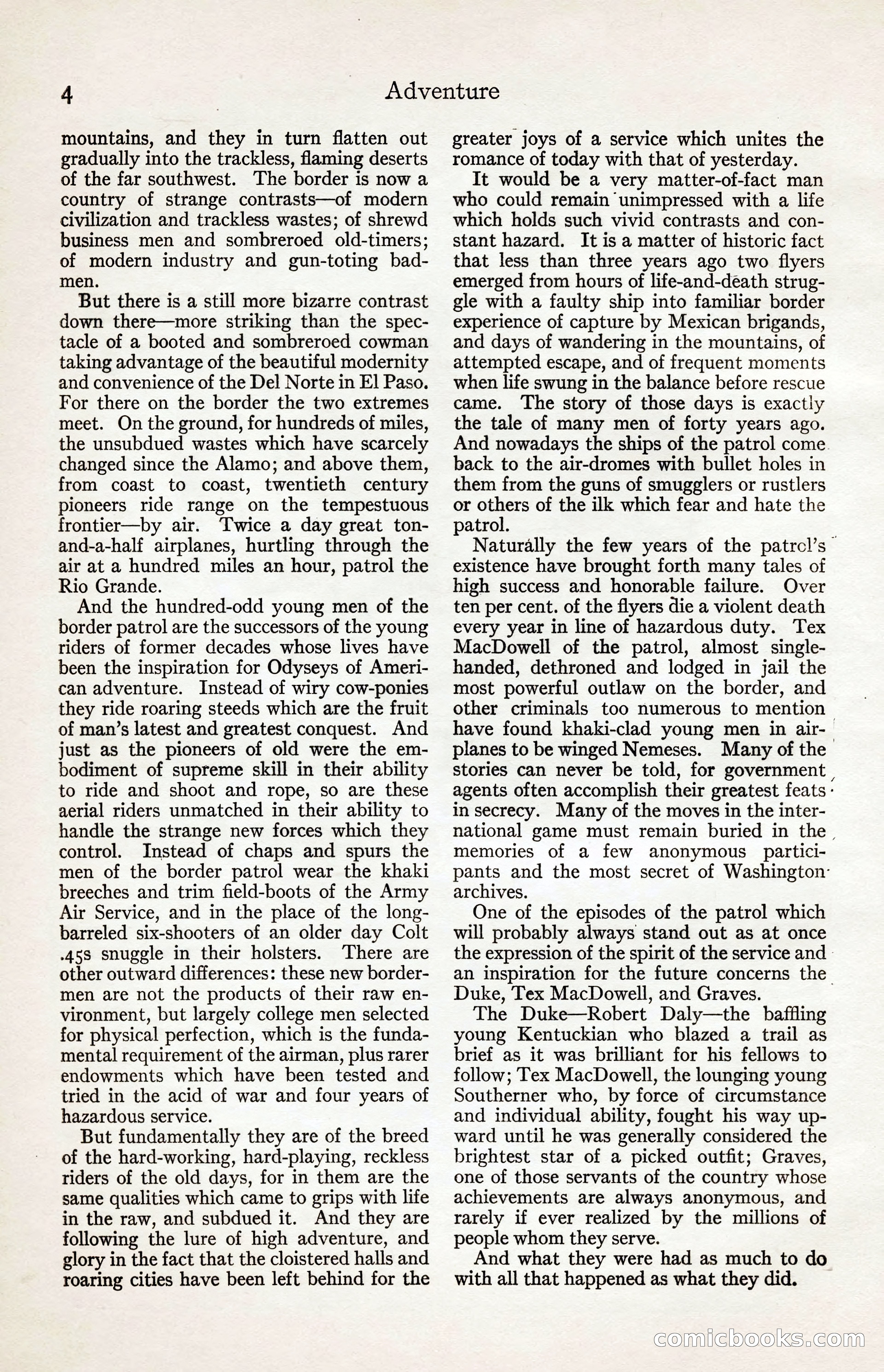 Adventure Magazine, August 30, 1923 — page 14 of 204