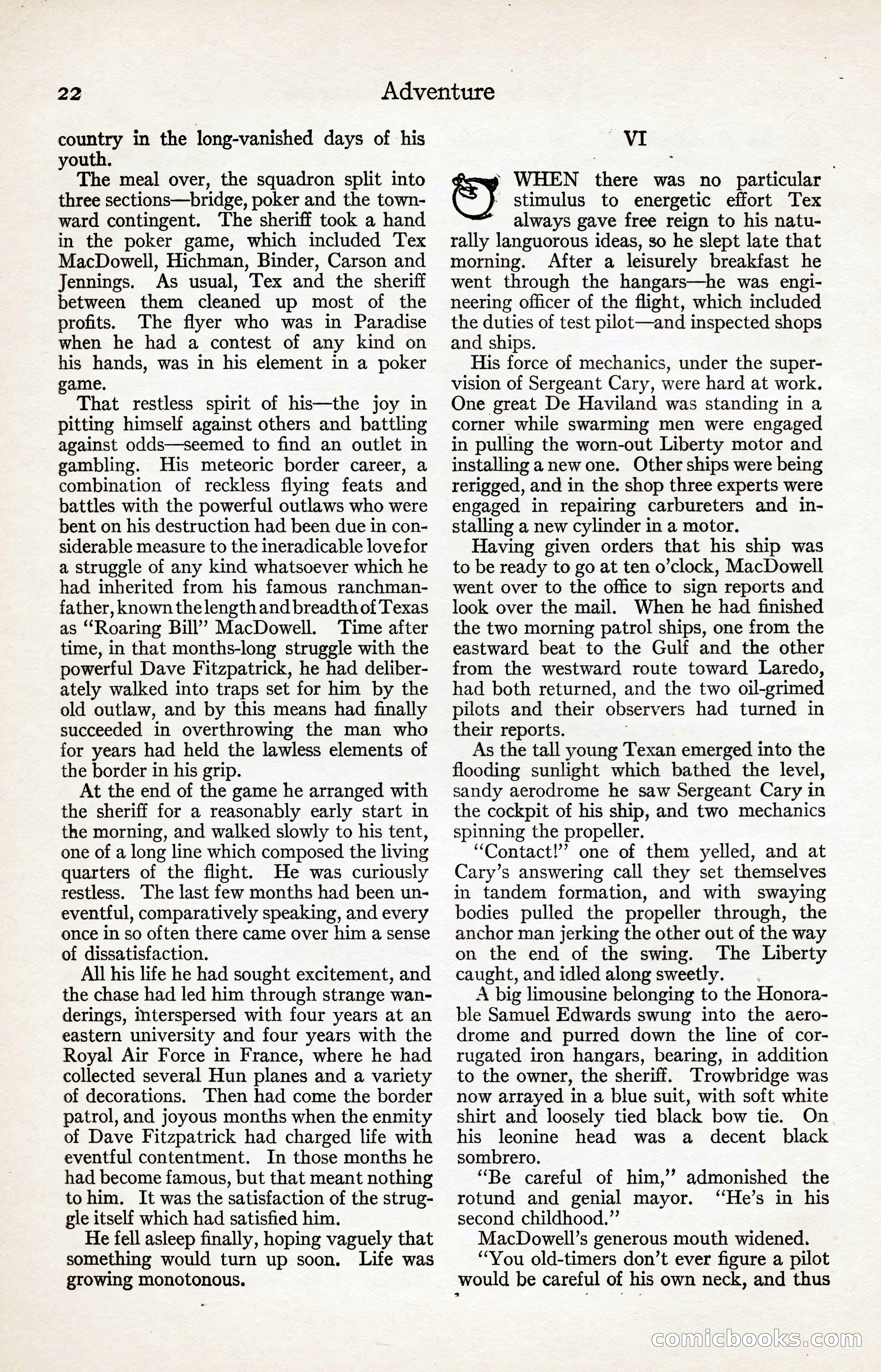 Adventure Magazine, August 30, 1923 — page 32 of 204