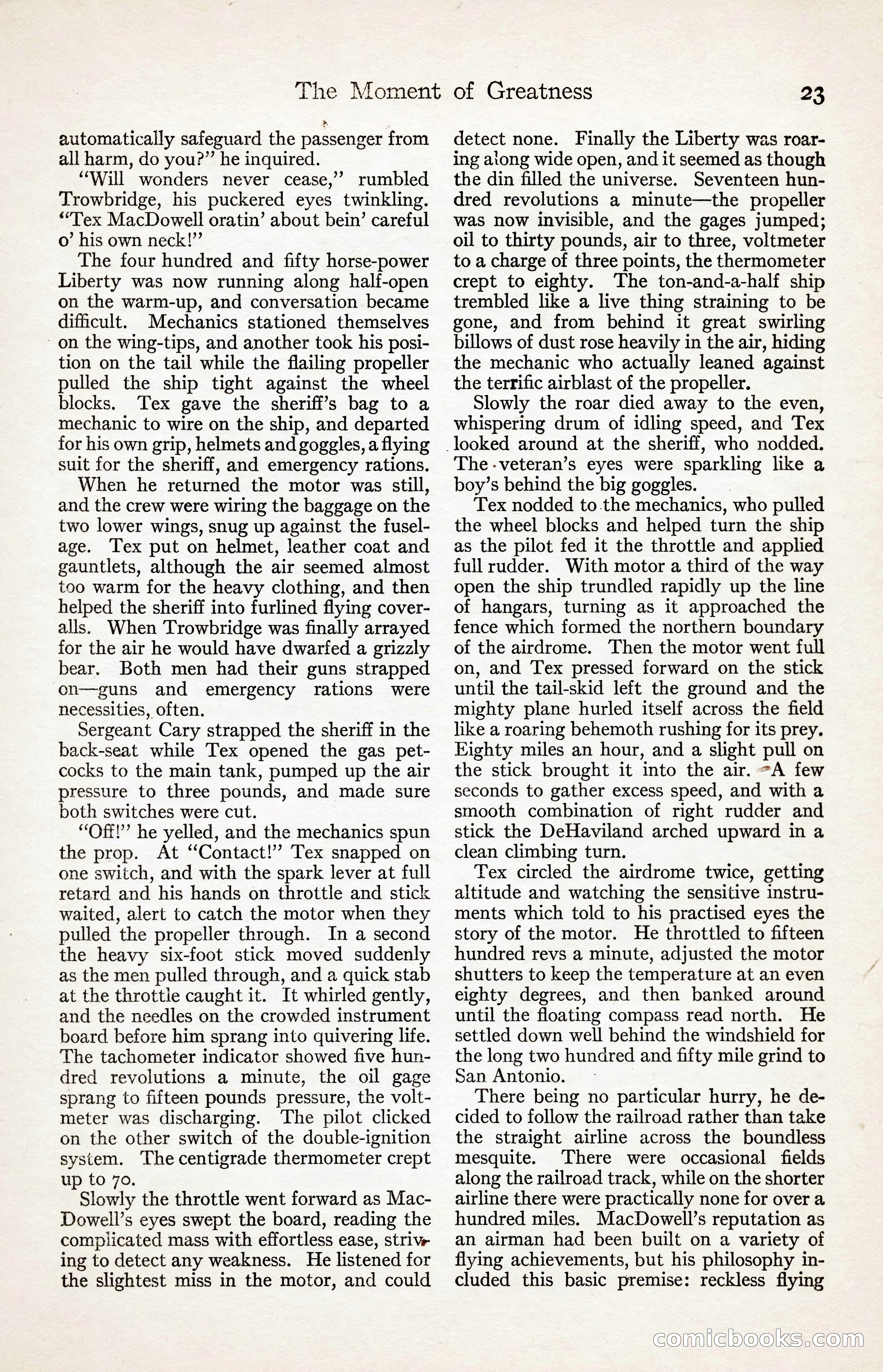 Adventure Magazine, August 30, 1923 — page 33 of 204