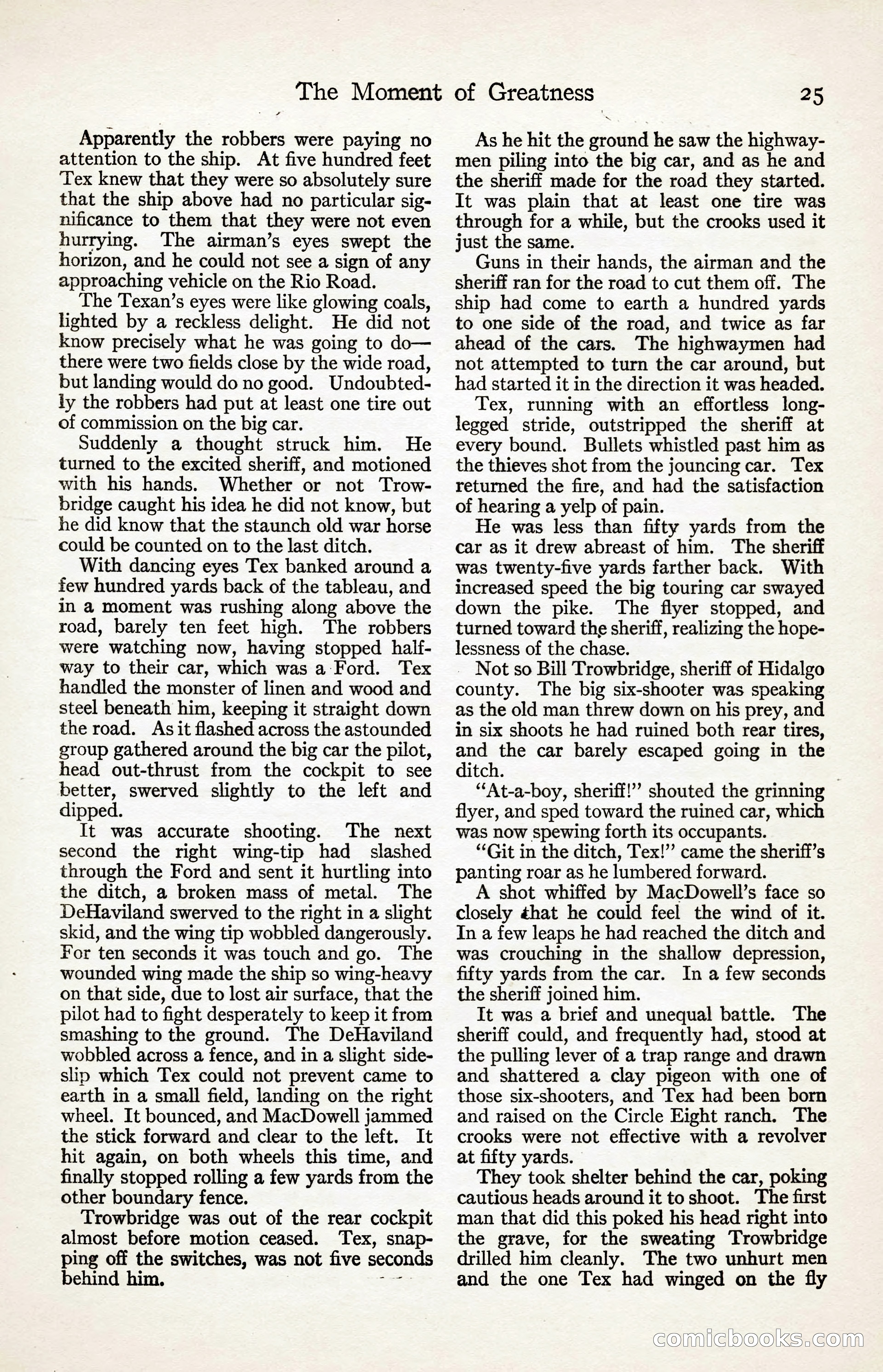 Adventure Magazine, August 30, 1923 — page 35 of 204