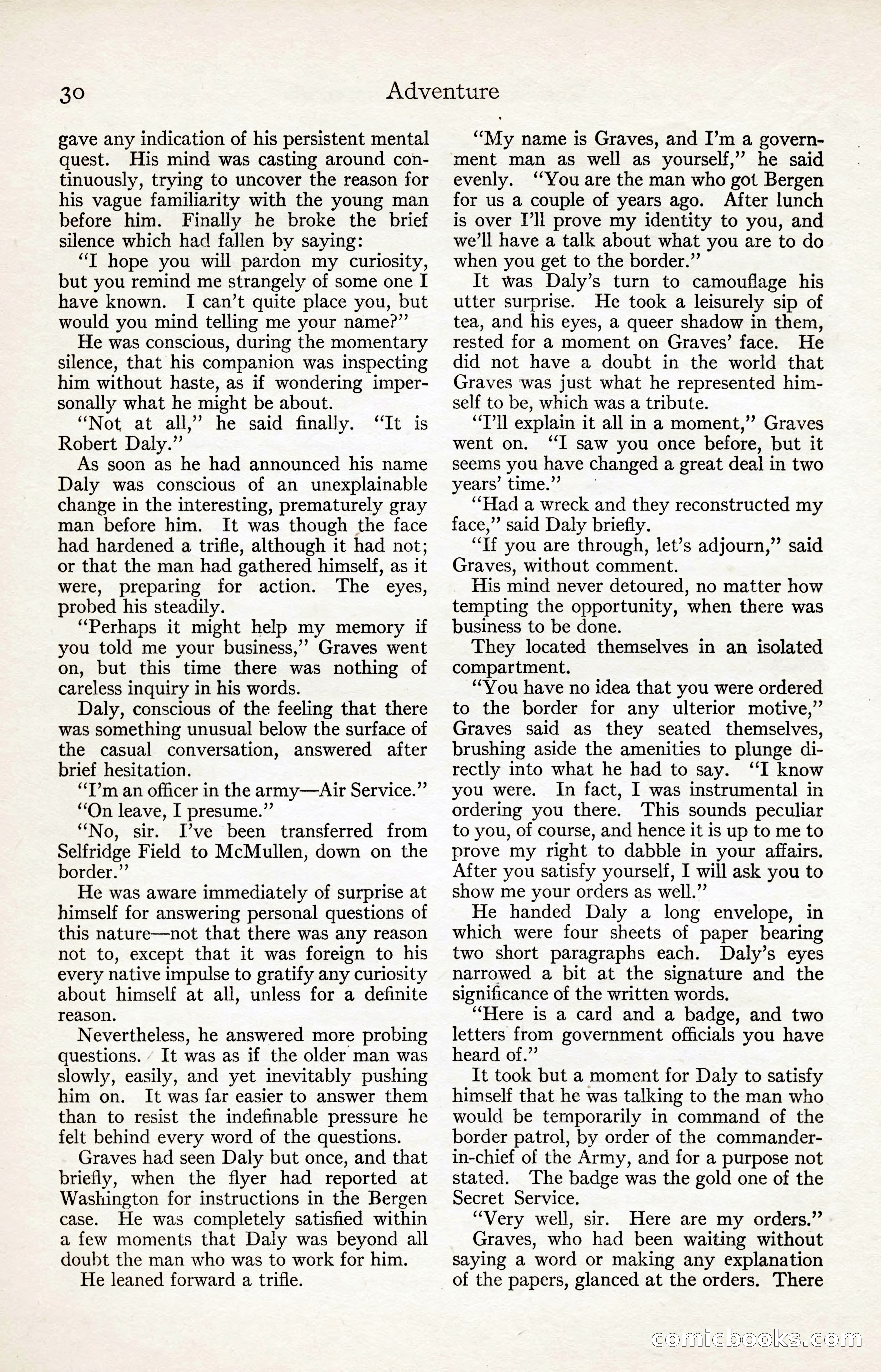 Adventure Magazine, August 30, 1923 — page 40 of 204
