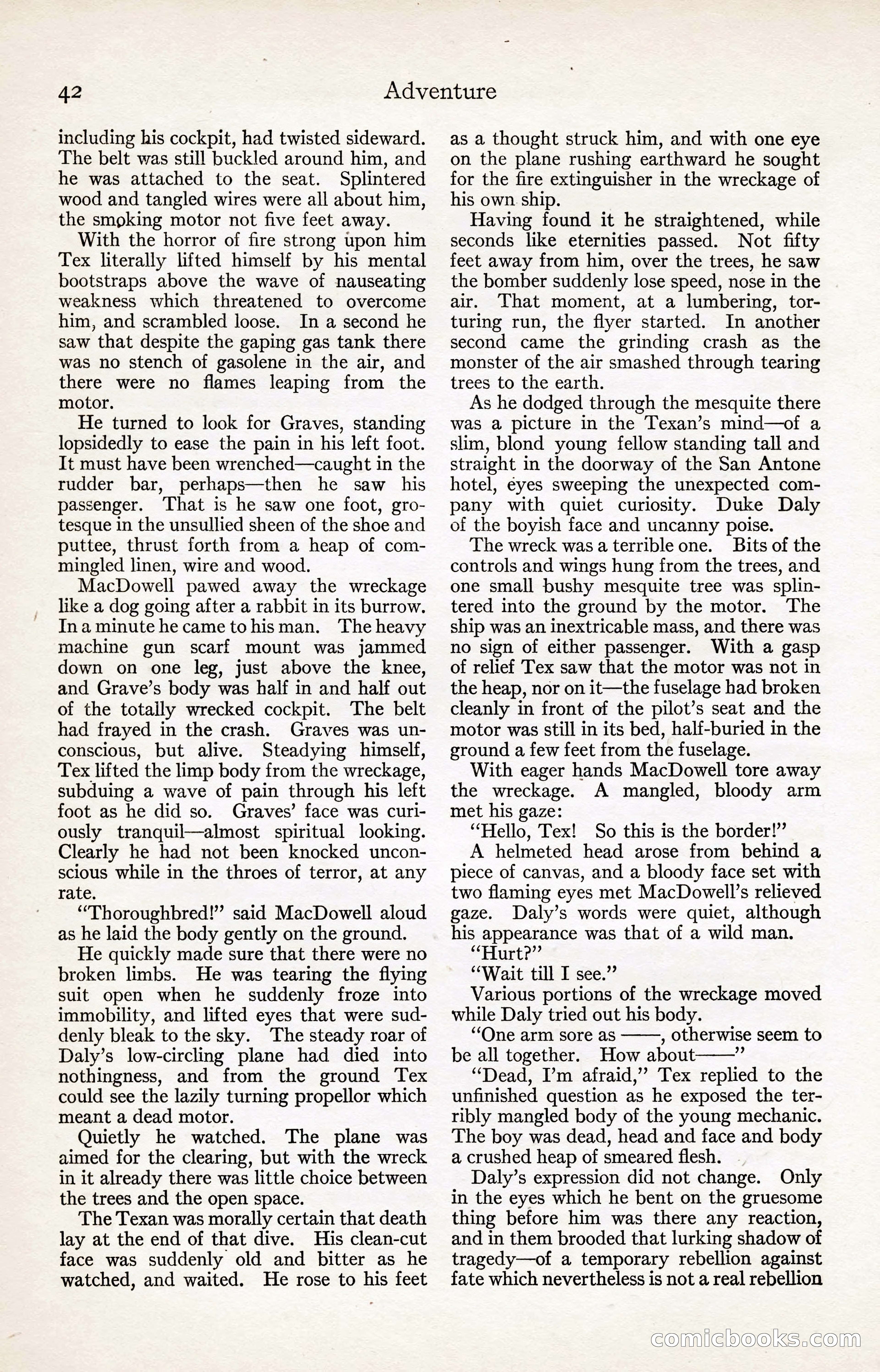 Adventure Magazine, August 30, 1923 — page 52 of 204