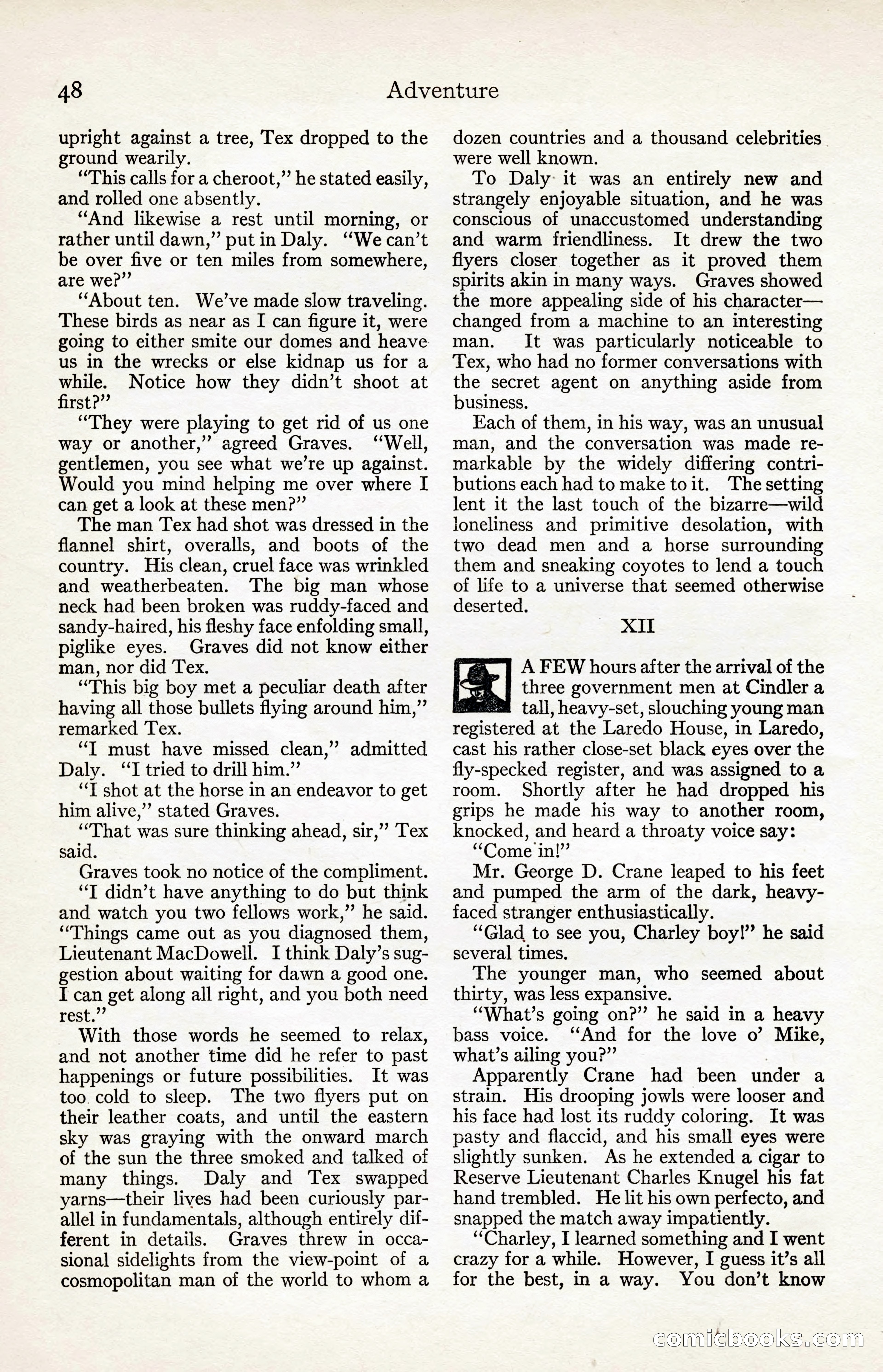 Adventure Magazine, August 30, 1923 — page 58 of 204