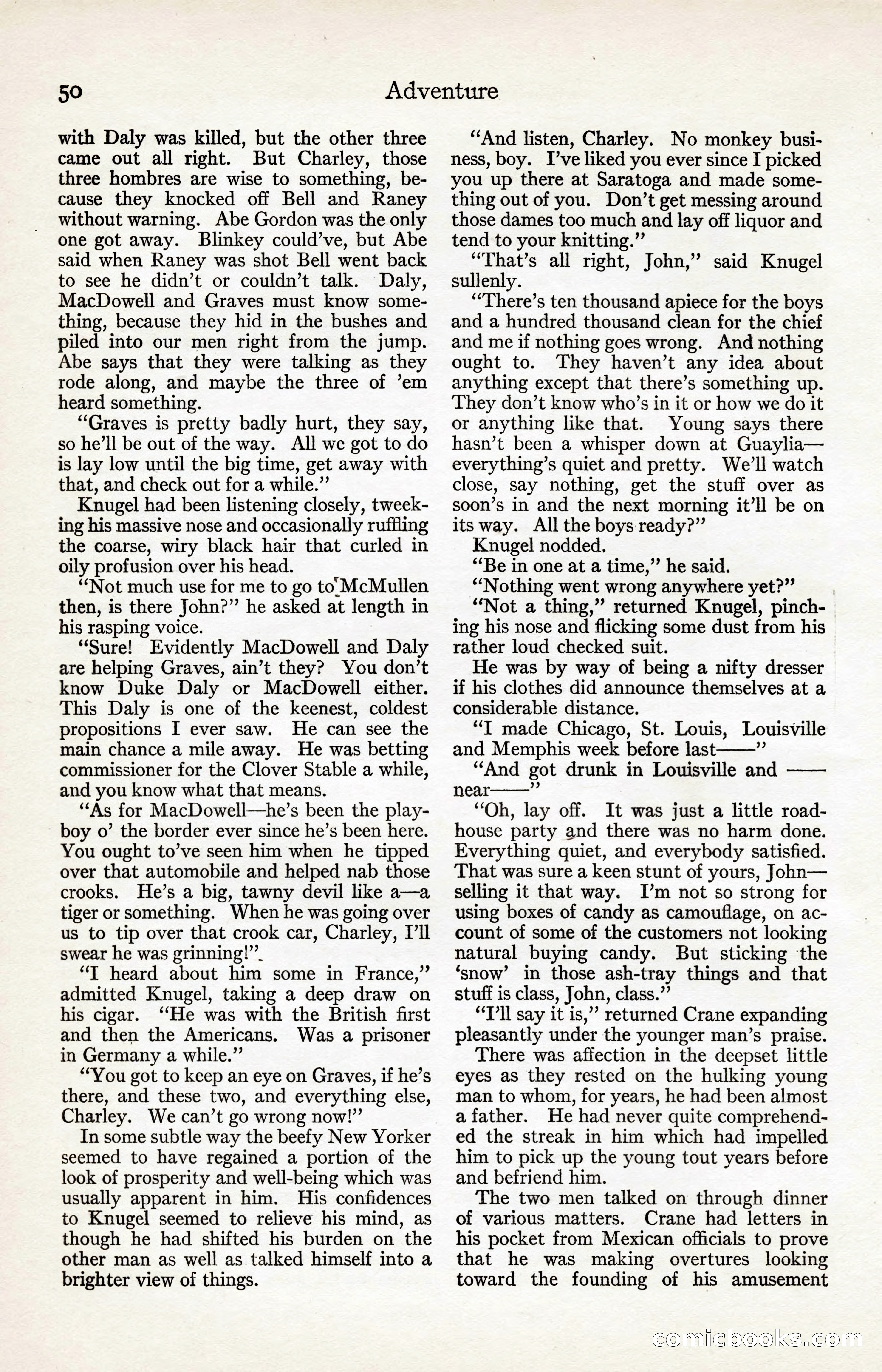 Adventure Magazine, August 30, 1923 — page 60 of 204