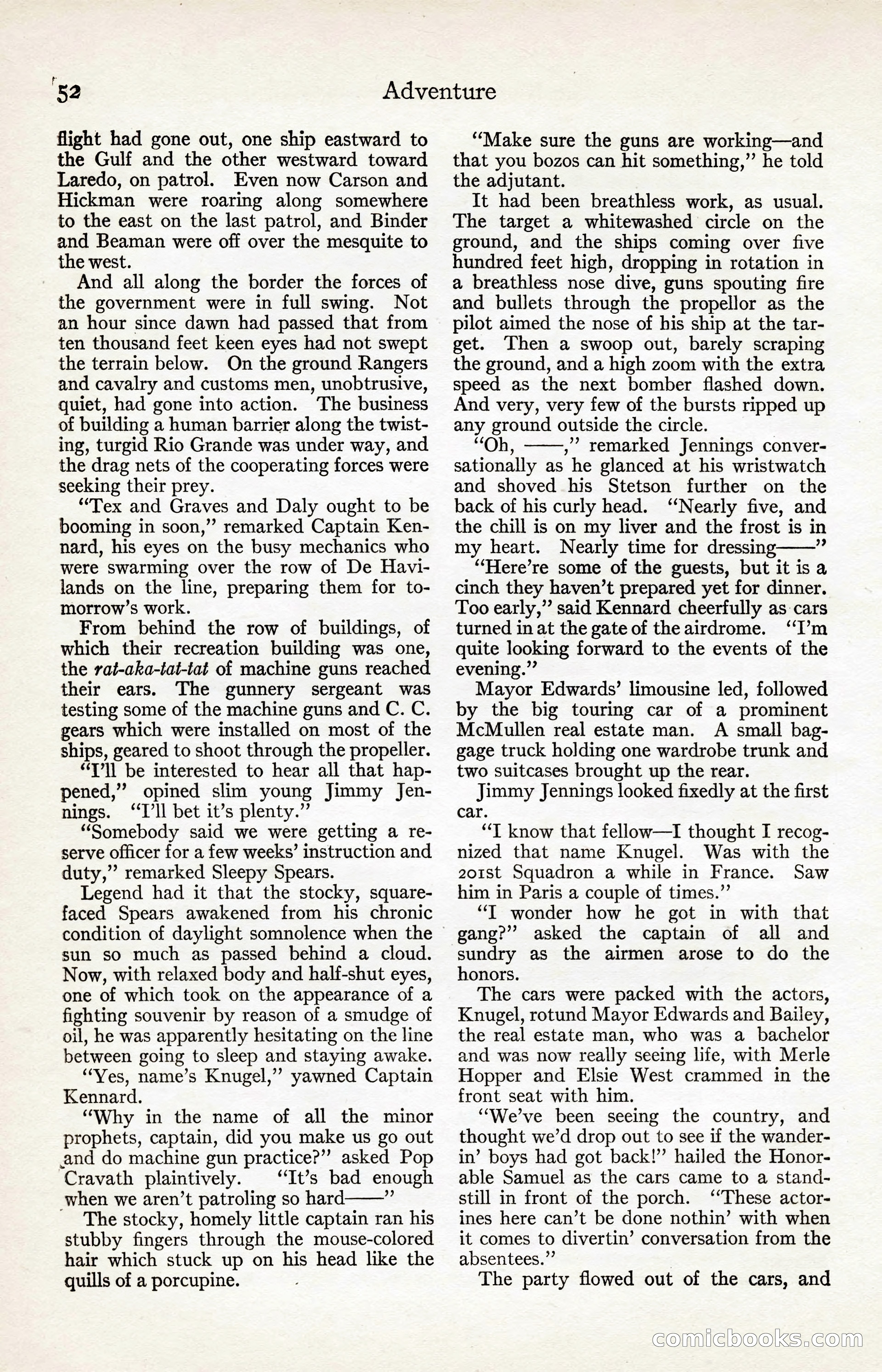 Adventure Magazine, August 30, 1923 — page 62 of 204